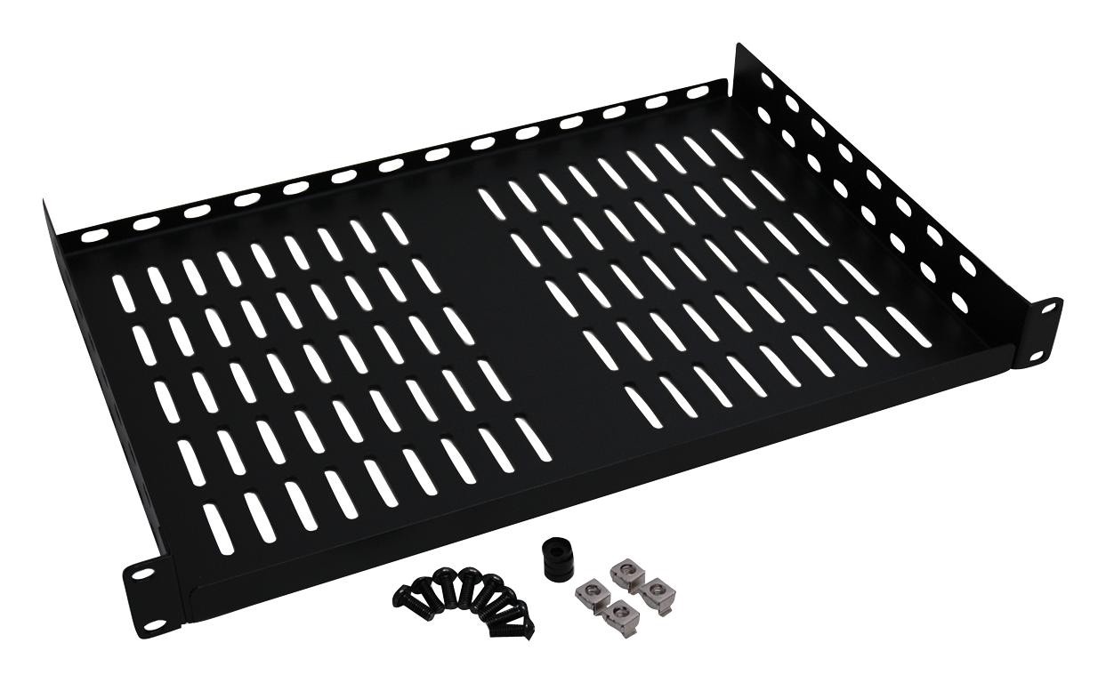 New Tripp Lite SRSHELF2P1U SmartRack 1U Cantilever Fixed Shelf Black 40lbs