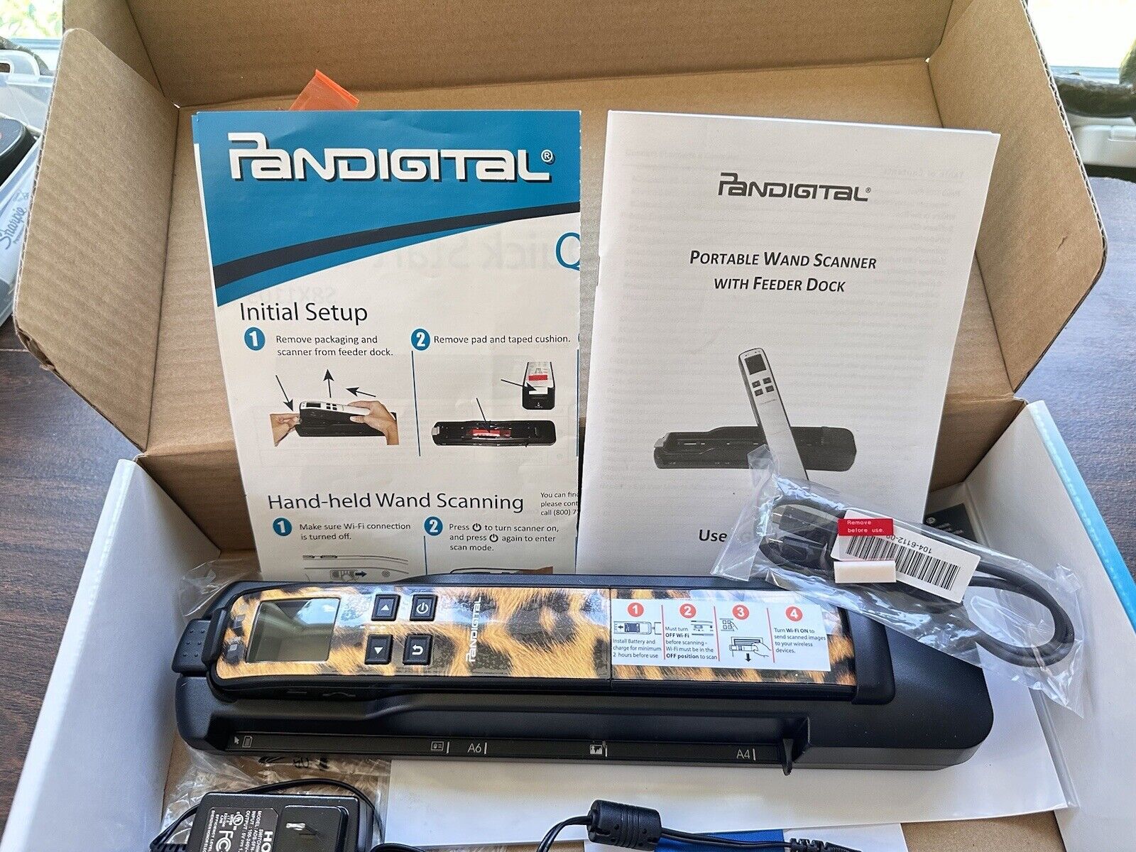 Pandigital Handheld Scanner/ Converter LEOPARD COLOR   