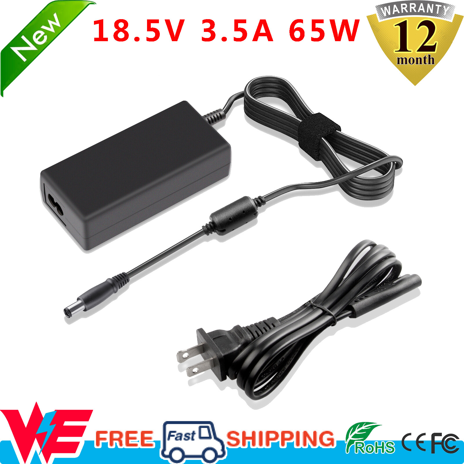 18.5V 3.5A For HP ProBook 640 645 650 655 G1 AC Adapter Power Supply Charger