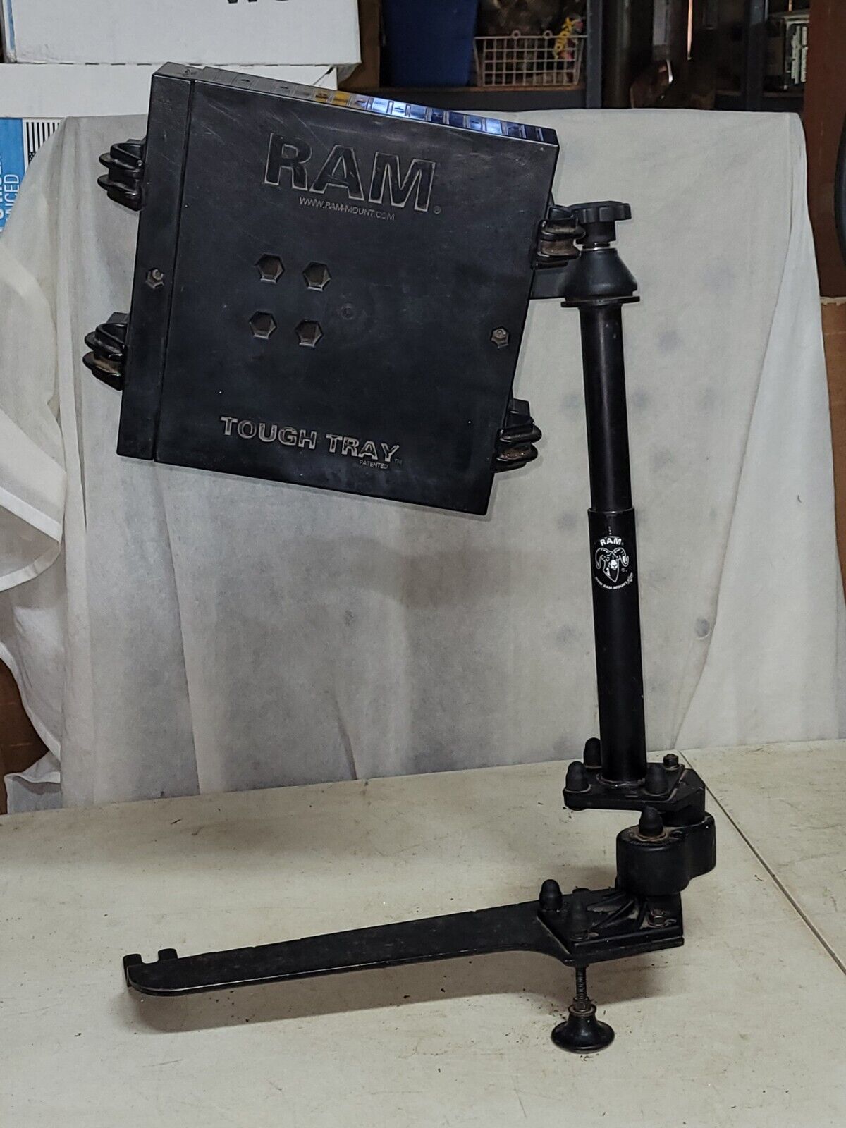 RAM Universal Tough Tray Laptop Mount for Cars & Trucks