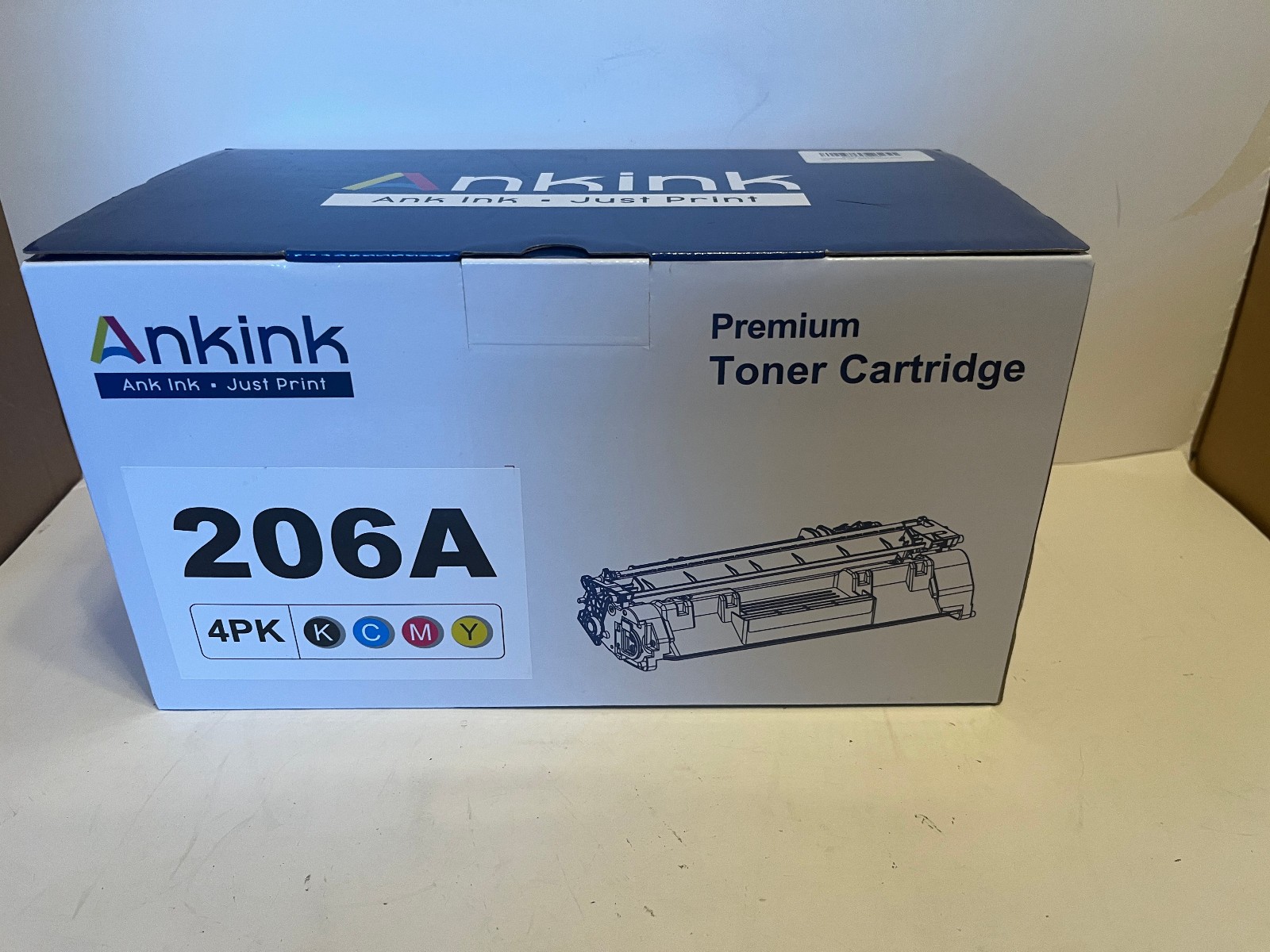 Ankink 206A Premium Toner Cartridge 4pk-New HP Printer Laser Jet