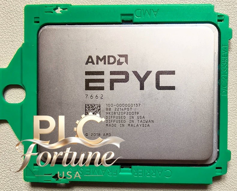 New AMD EPYC 7662 64Core 2.0GHz 256M 100-000000137 Socket SP3 225W CPU Processor