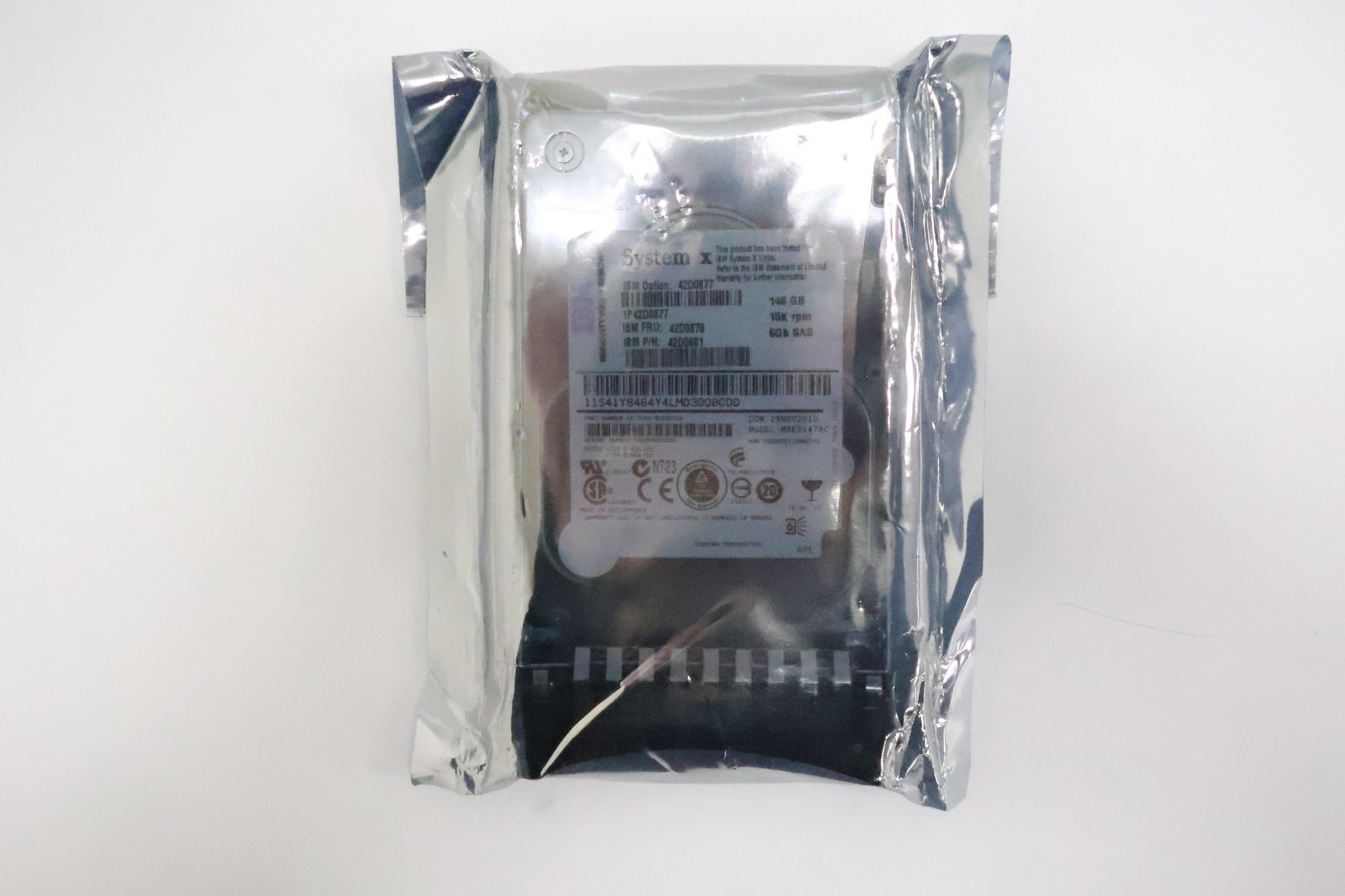 IBM 42D0677 146GB 15K 6Gb SAS 2.5 HDD System x MBE2147RC New
