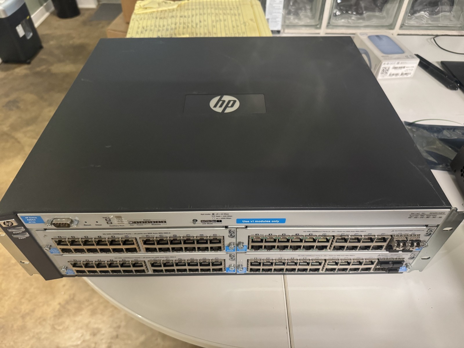 HP Procurve Switch 4108gl J4865A J4862B J4839A