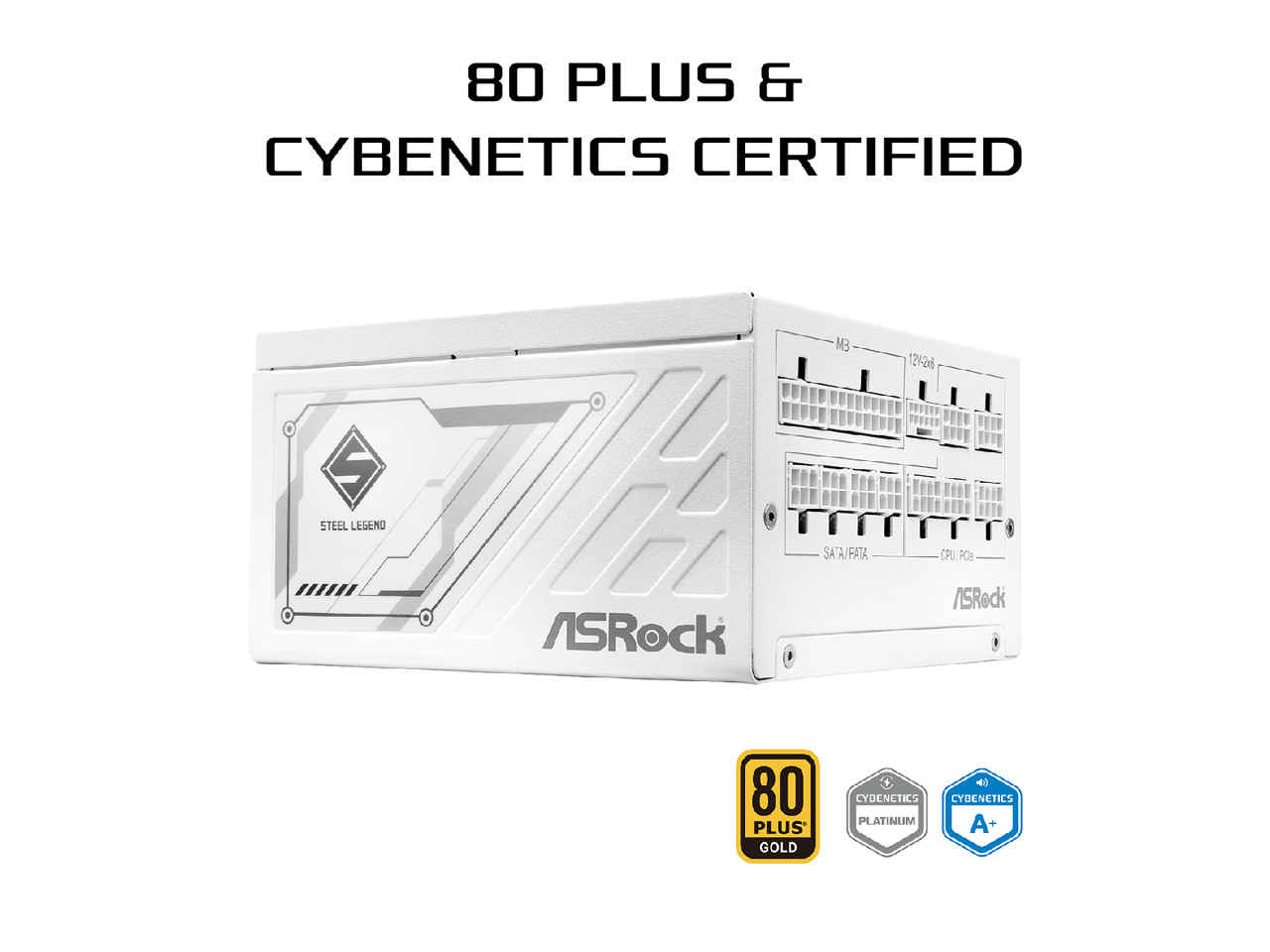 Steel Legend SL-850GW 850W 80 PLUS GOLD & Cybenetics PLATINUM Full ASRock
