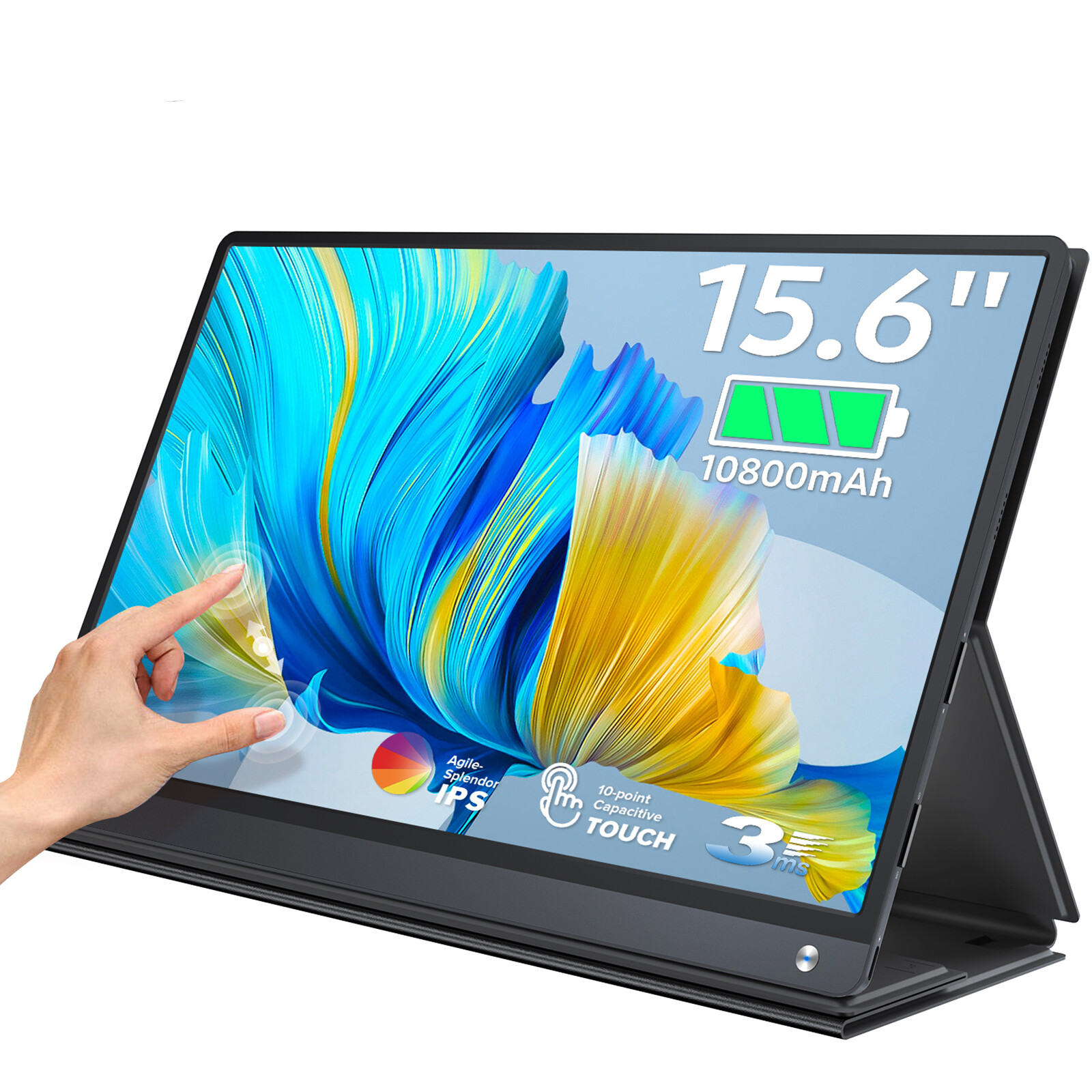 UPERFECT 15.6 120Hz Touchscreen 1080P Portable Monitor w/Battery For SAMSUNG DEX