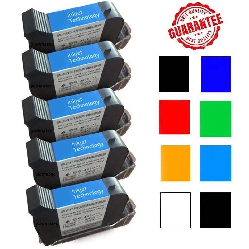 Handheld high adhesion Inkjet Ink Cartridge Quick Fast Dry Eco Solvent 12.7mm