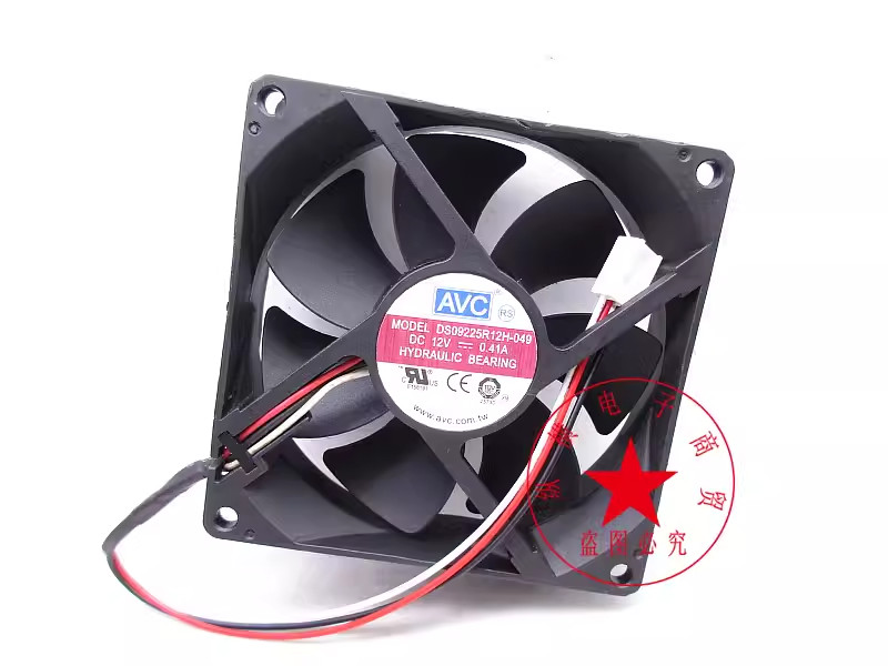 1PC AVC 9025 DS09225R12H-049 0.50A 12V 9CM 3-wire cooling fan