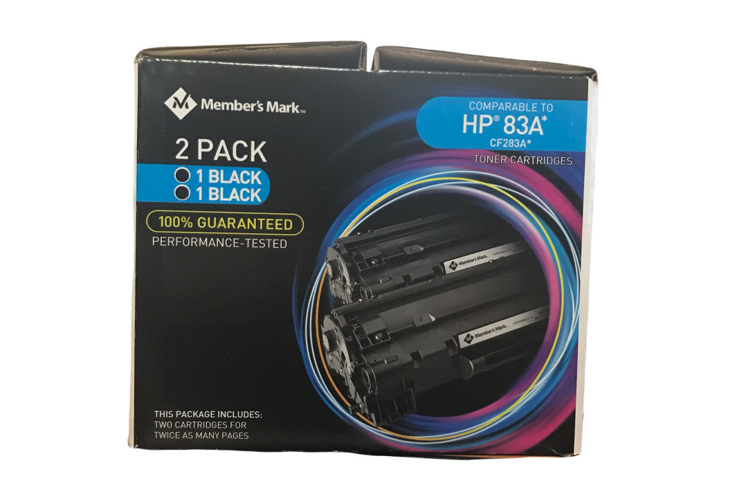 Member's Mark Remanufactured HP 83A (2 Black Toner Cartridges)