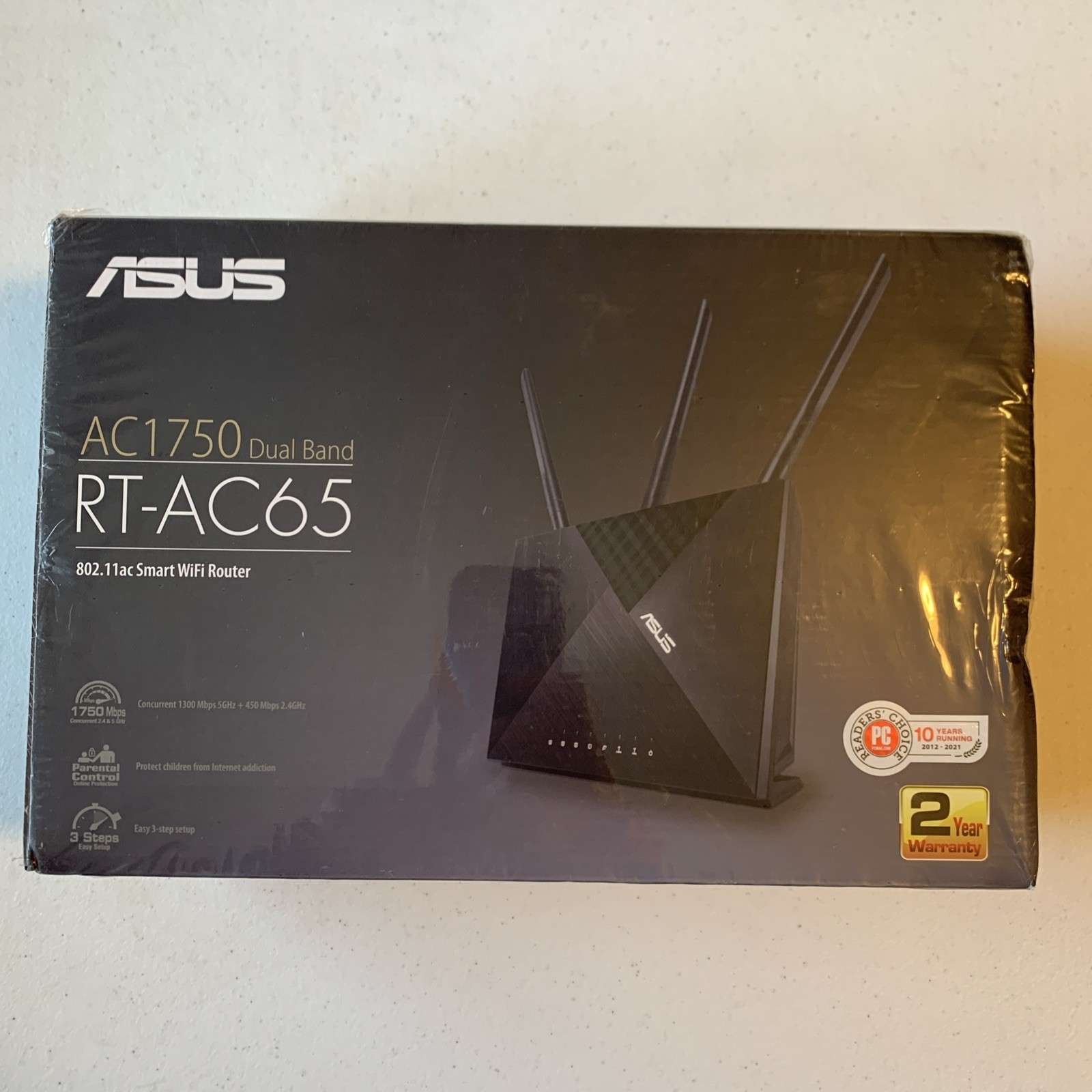 NEW Sealed ASUS AC1750 RT-AC65 Dual Band Smart WiFi Wireless Router *Box Damage*