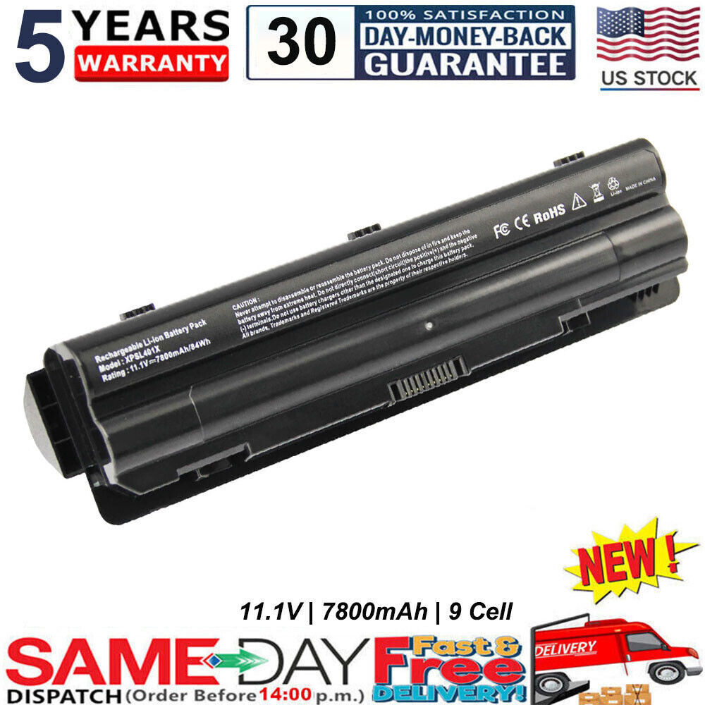 6/9Ce Battery for Dell XPS 14 15 17 L401X L501X L502X L701X L702X JWPHF R795X 