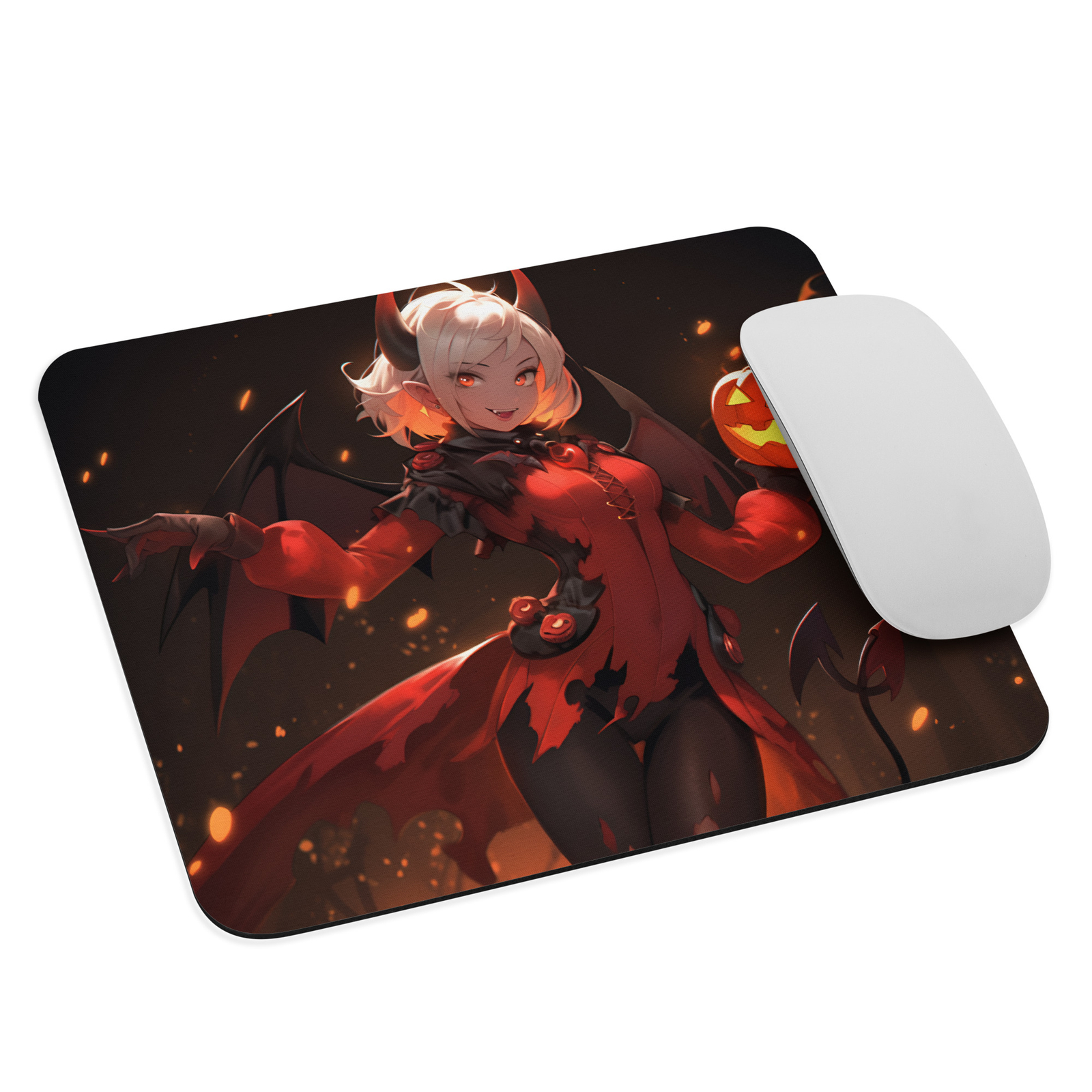 Mouse pad Mouse pad halloween pumpkin demon girl #2