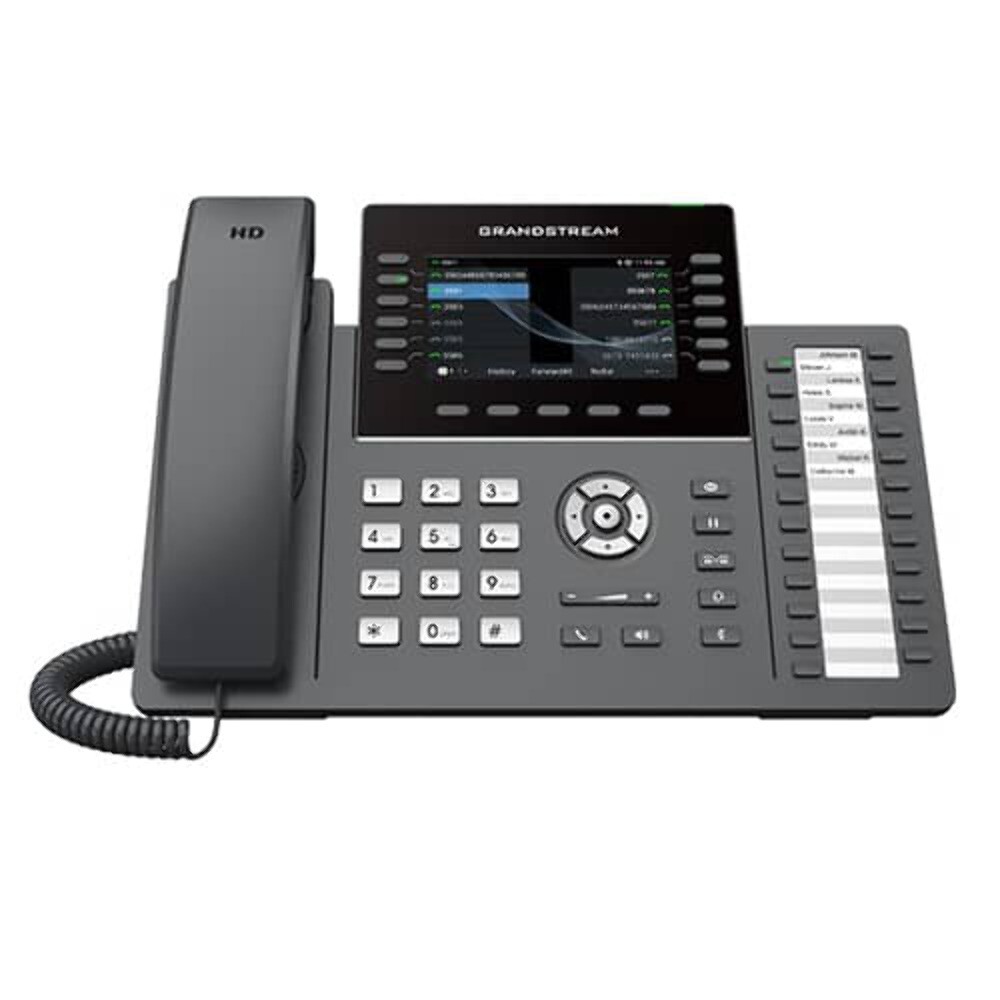 Grandstream GRP2636 12-Line Carrier-Grade IP Phone – 24 MPK Keys, Wi-Fi 6 & Giga