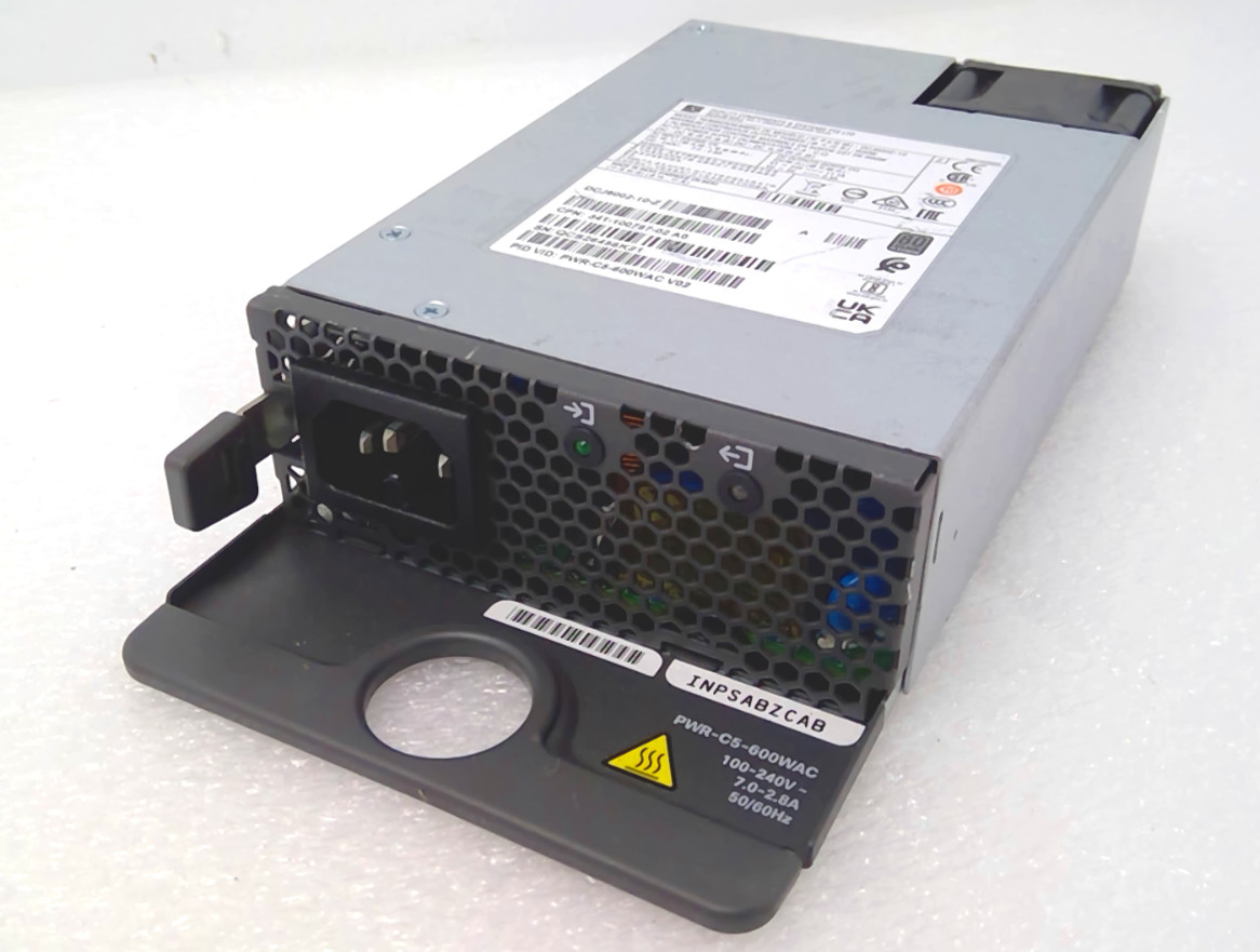 Cisco PWR-C5-600WAC 600W AC Power Supply Catalyst 9200 C9200L Switch PSU