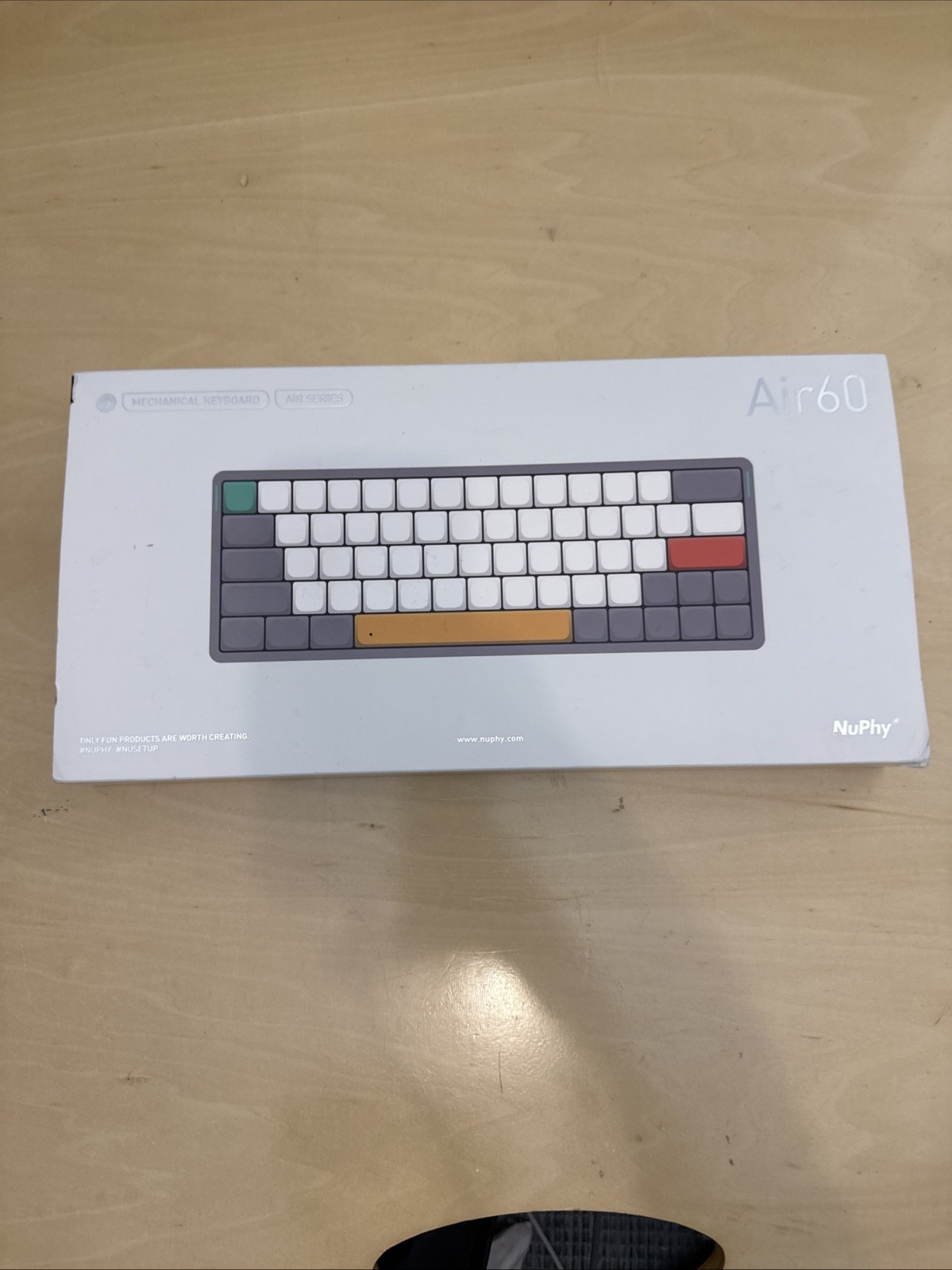 NuPhy Air60 V2 Portable Low Profile Wireless Mechanical 60% Keyboard