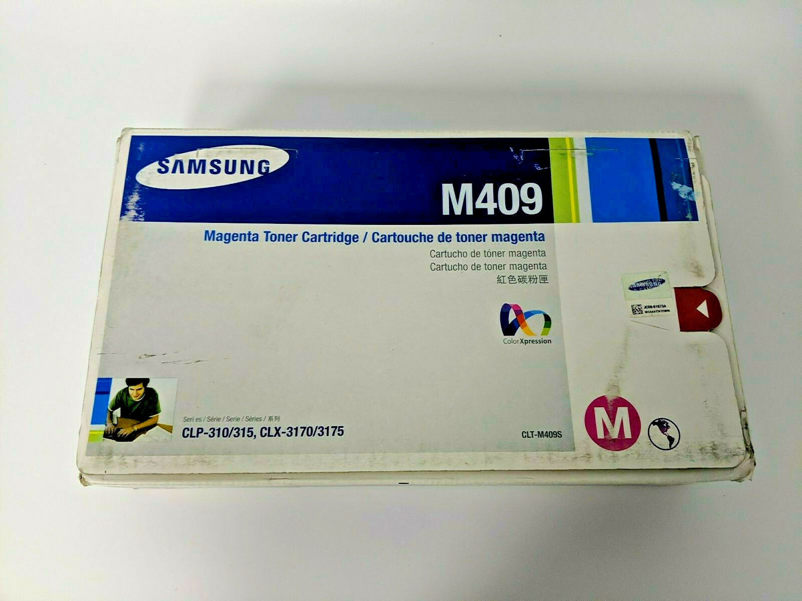 SAMSUNG GENUINE TONER CARTRIDGE M409 MAGENTA - CLT-M409S