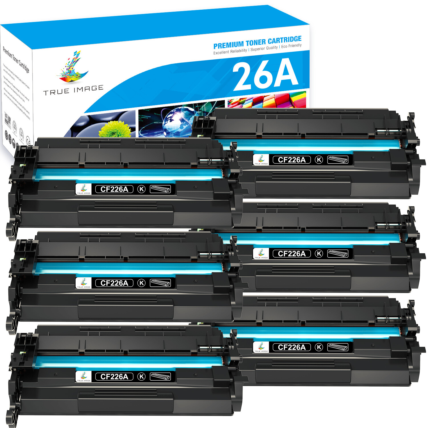 1-10 Pack for HP CF226A 26A Toner Cartridge LaserJet Pro MFP M426fdn M402n lot