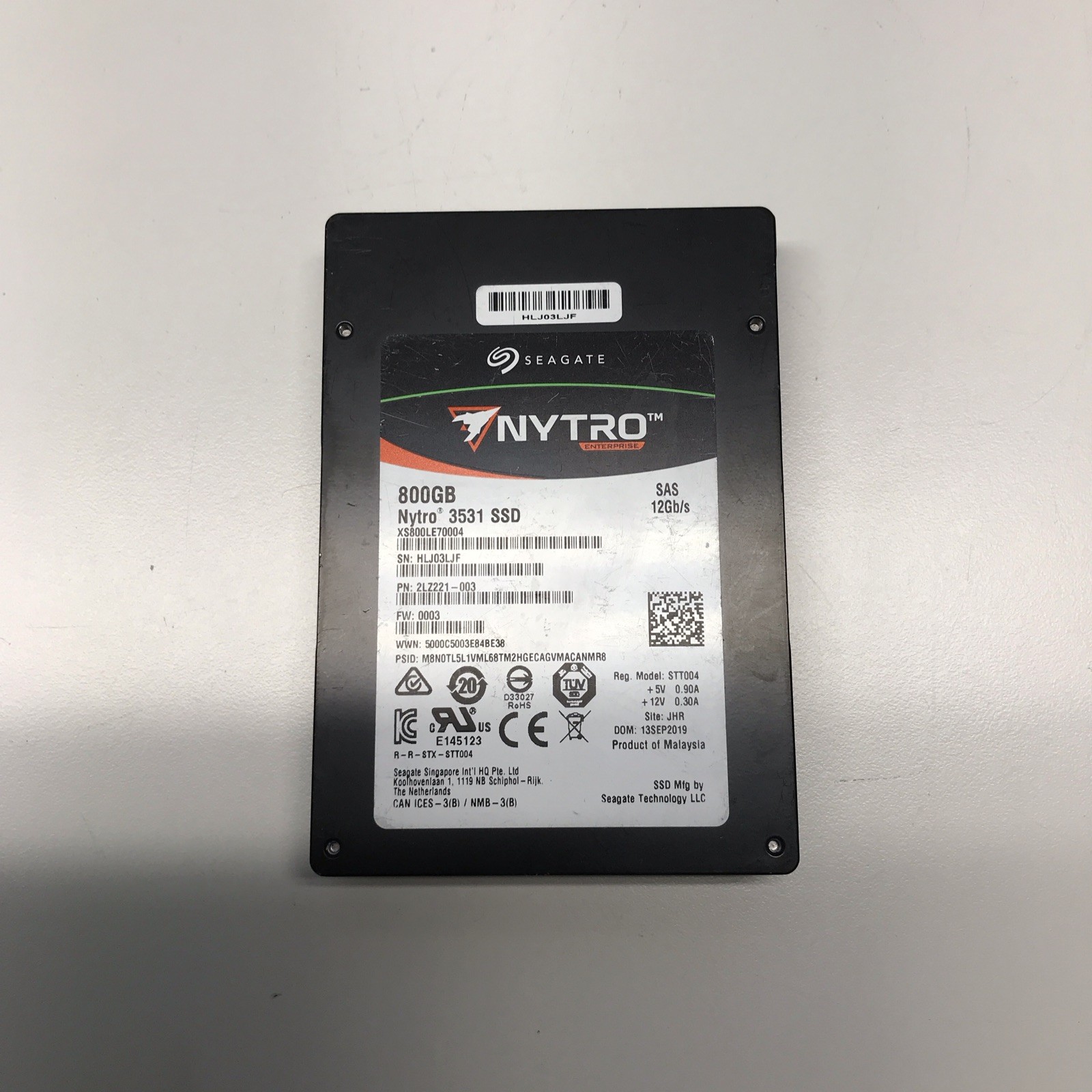 XS800LE70004 Seagate Nytro 3531 800GB 2.5 SAS SSD NEW