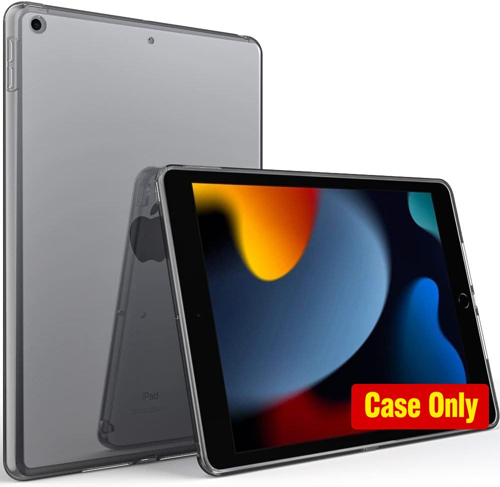 Protective Cover for iPad 10.2 Inch 9th Gen, Flexible Slim TPU, Transparent