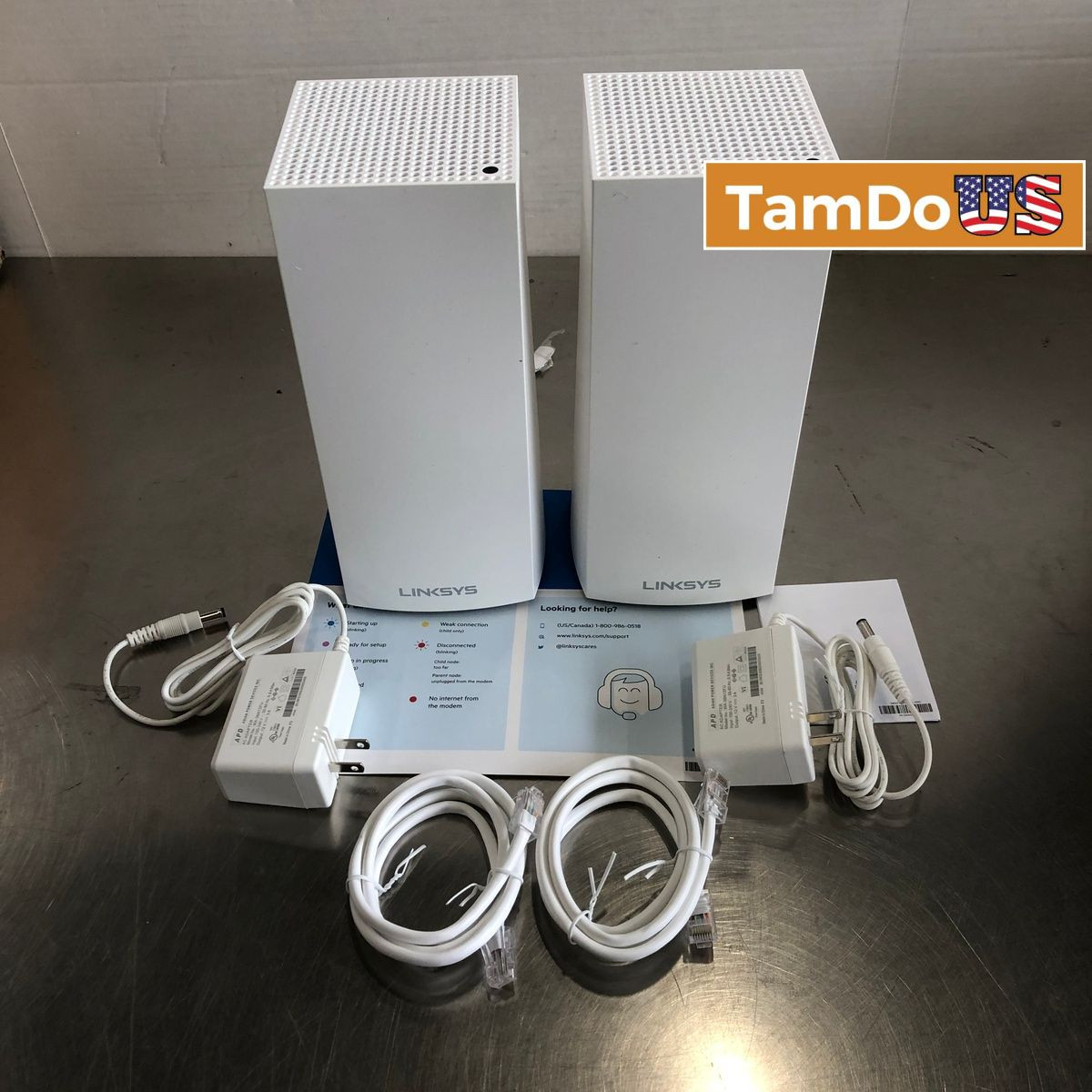 Linksys Atlas Pro 6 AX4200 Tri-Band Mesh WiFi 6 System 2-Pack MX4200C