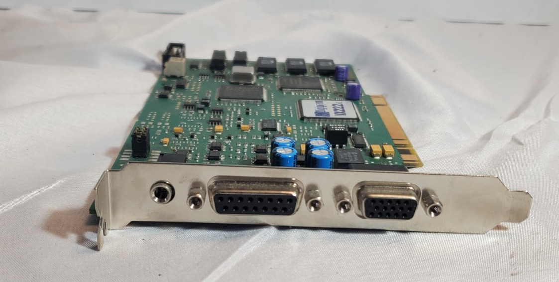 Digigram VX222 Professional Broadcast Digital Audio Sound Card Working PCI-X