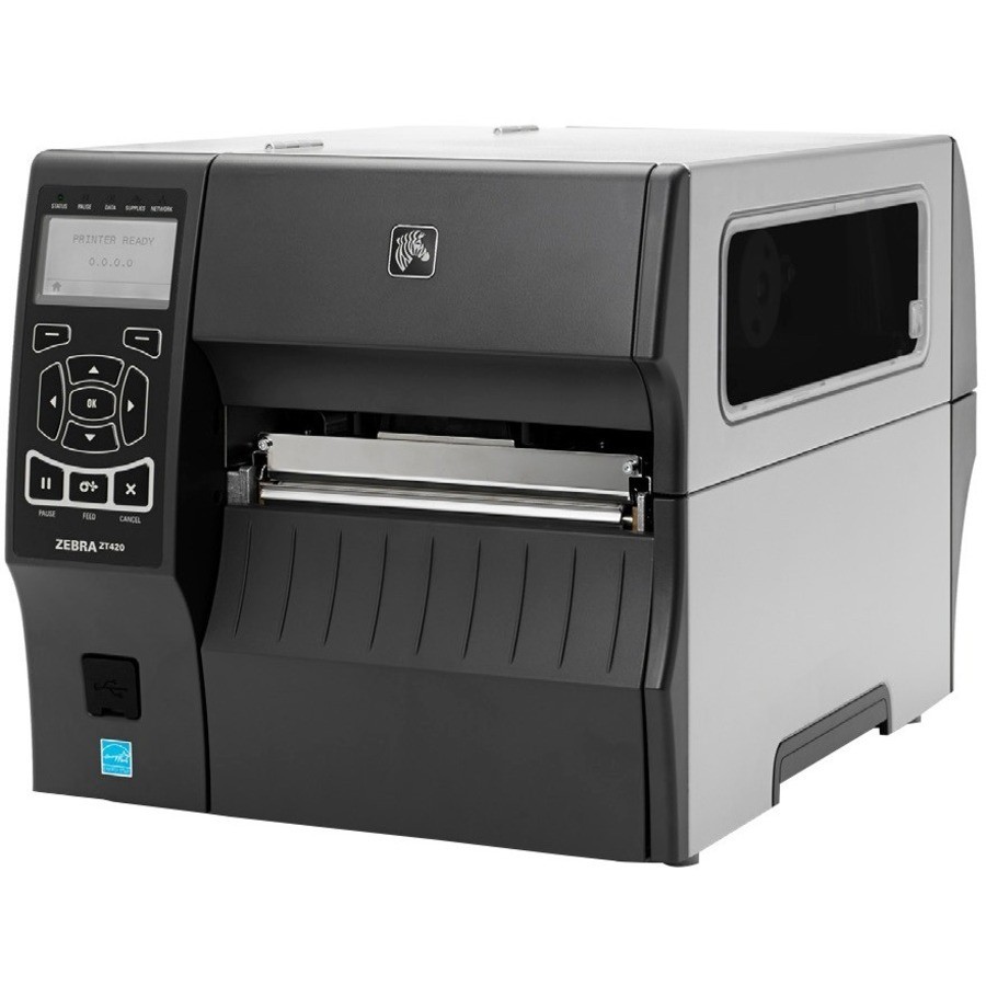 Zebra ZT420 ZT42062-T010000Z Thermal Barcode Printer Network BT 203DPI + WiFi