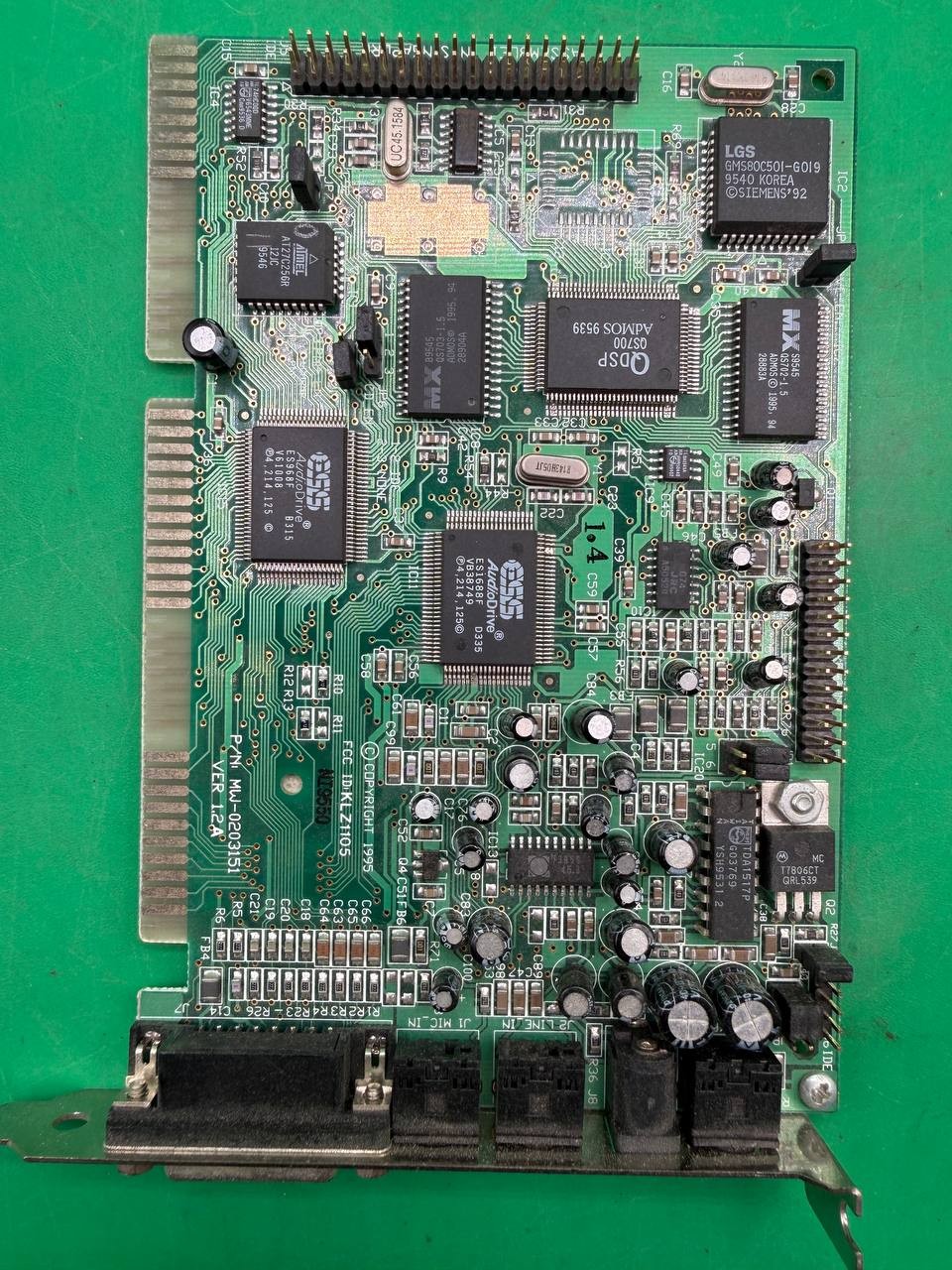 Magitronic A-SB5001 ISA Sound Card ESS AudioDrive ES1688F PC Vintage TC