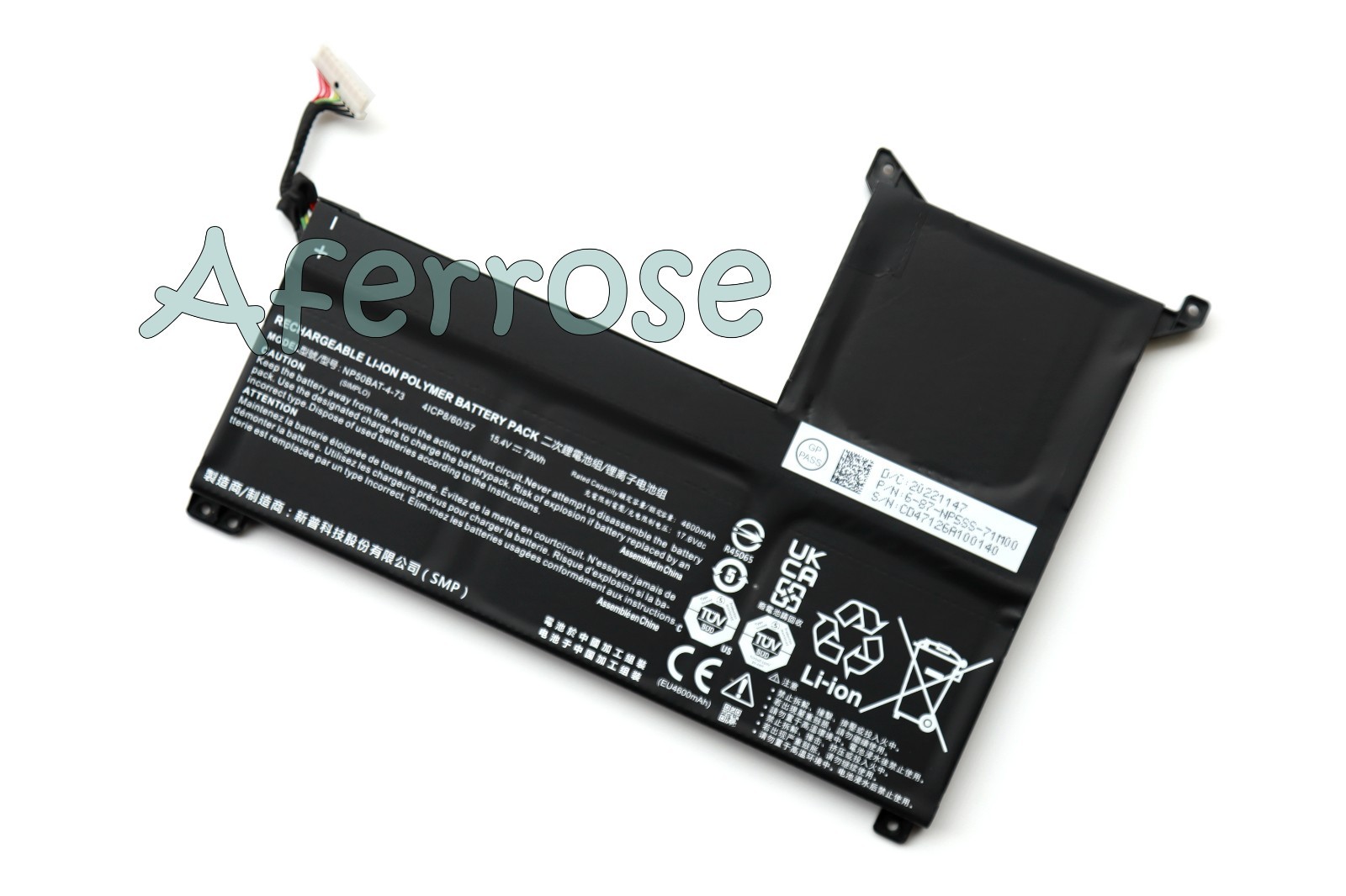 NP50BAT-4-73 New Genuine OEM Battery for Colorfly X15AT X17AT-23 NP7861C NP50SNC