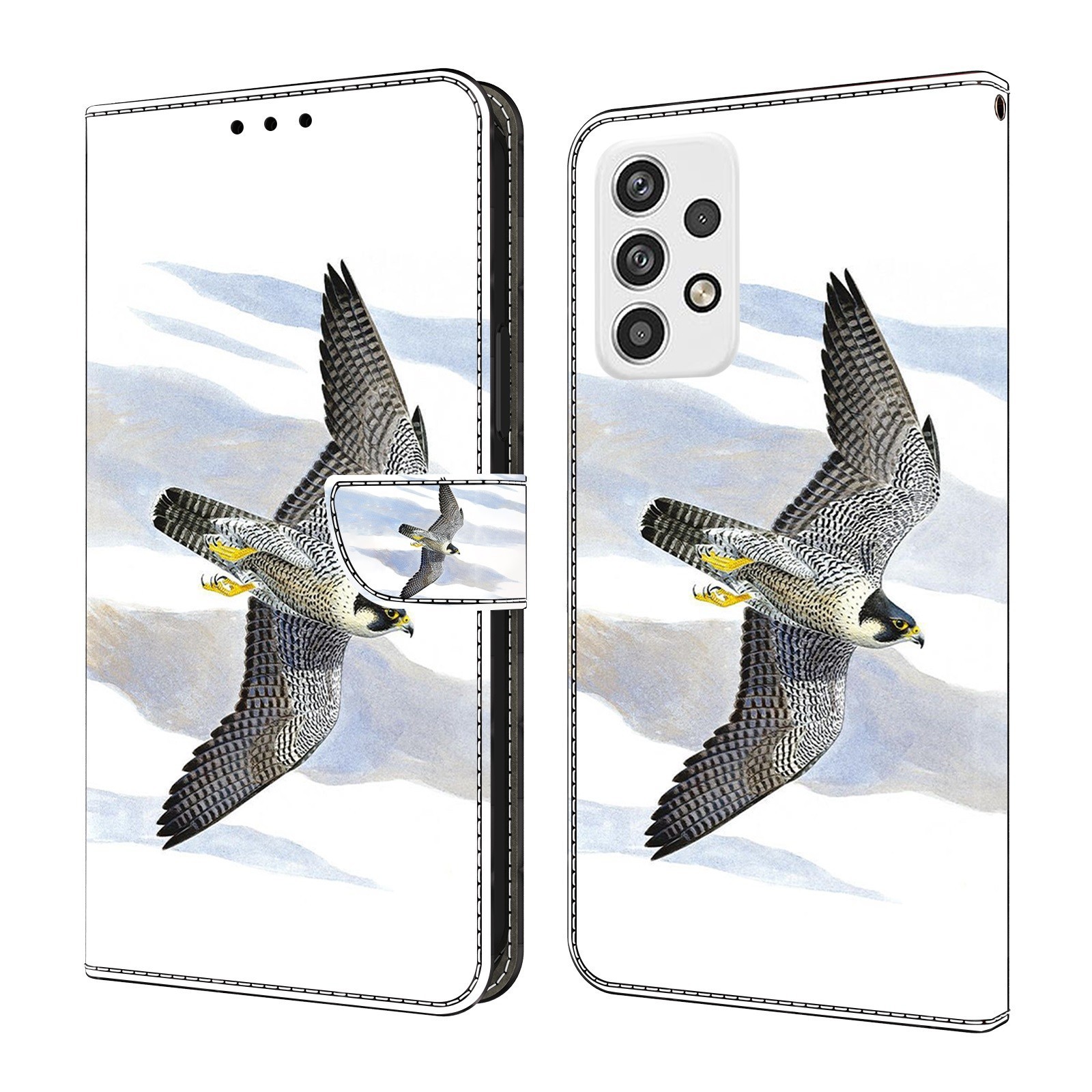 Luxury Bird Snake Flower Wallet Cover Case For 11 12 13 14 Pro Max 6 7 8 SE XR