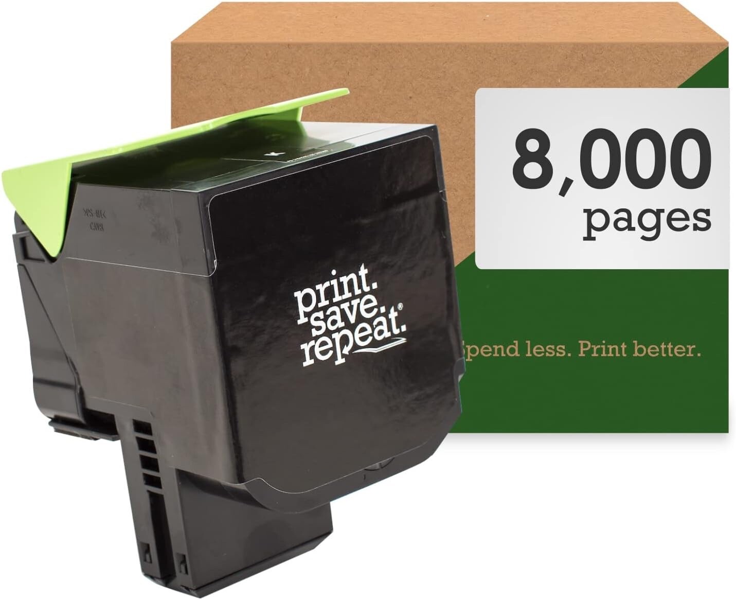 Print.Save.Repeat. Lexmark 701XK Black Toner Cartridge for CS510 [8K Pages]