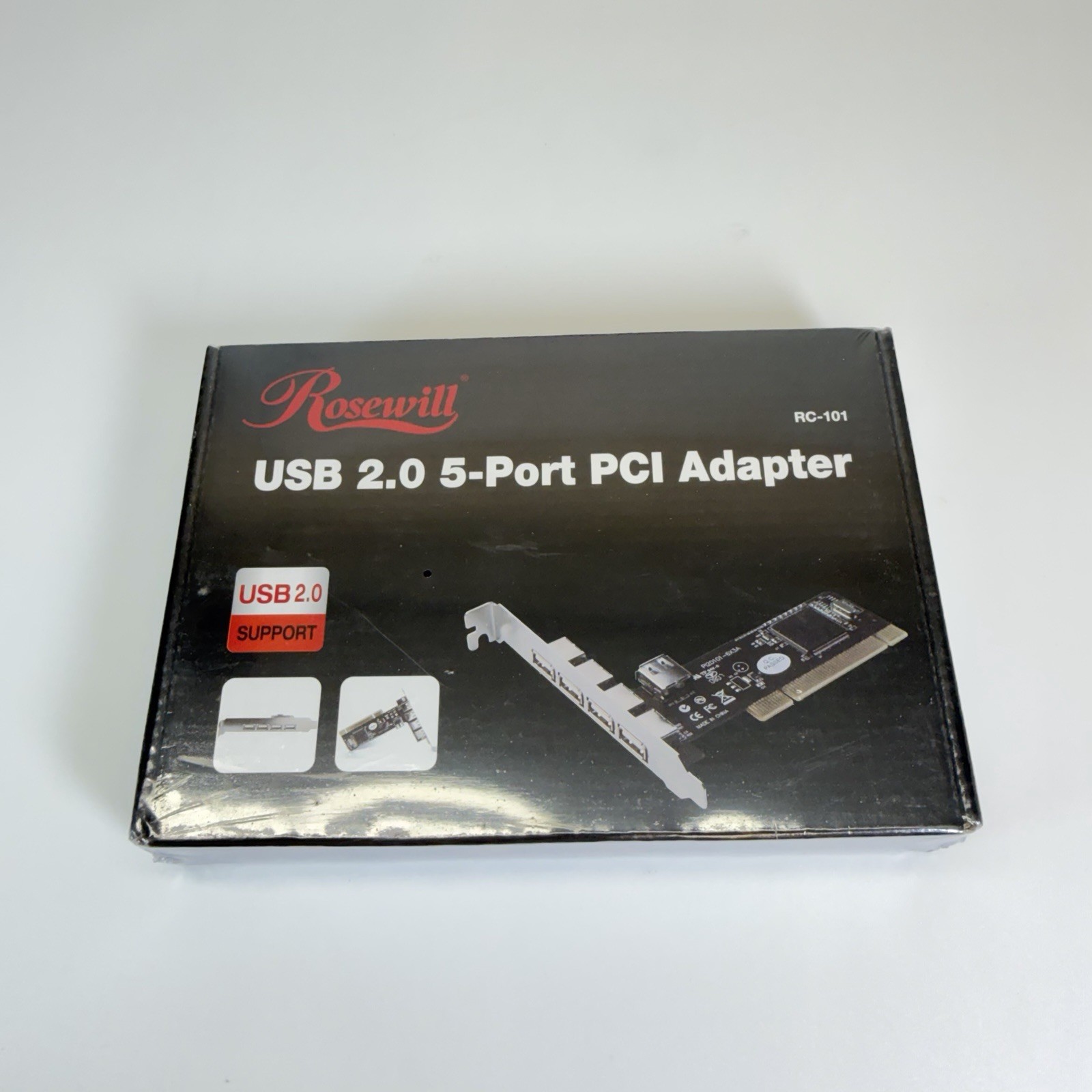 Rosewill RC-101 USB 2.0 5-Port PCI Adapter New in Box
