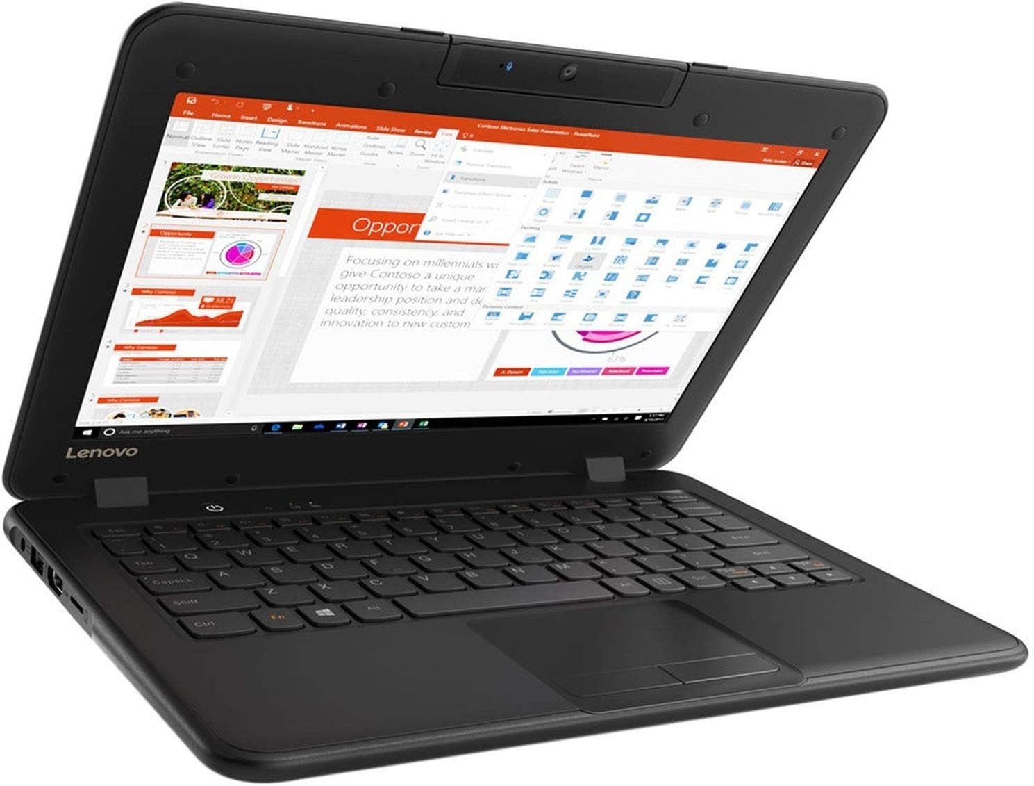 Lenovo 300e G2 2-in-1 Chromebook 11.6" AMD A4 1.6GHz 4GB RAM 32GB SSD 82CE0007US