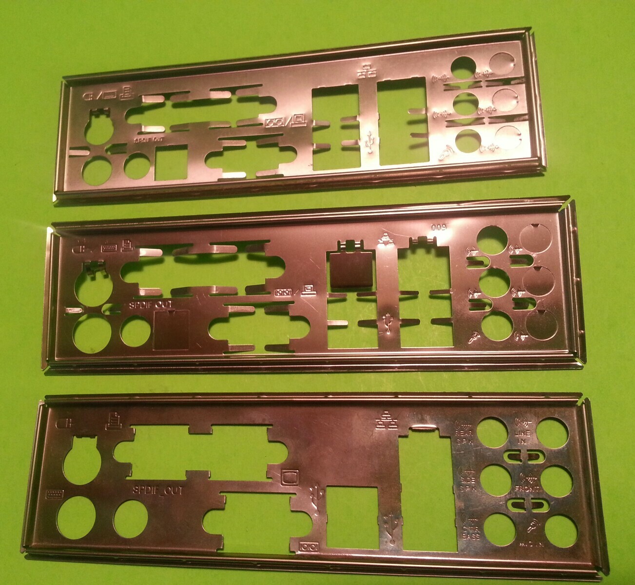 Pick Any One: mATX/ATX with SP/DIF Audio Port Shield Cover Motherboard Backplate