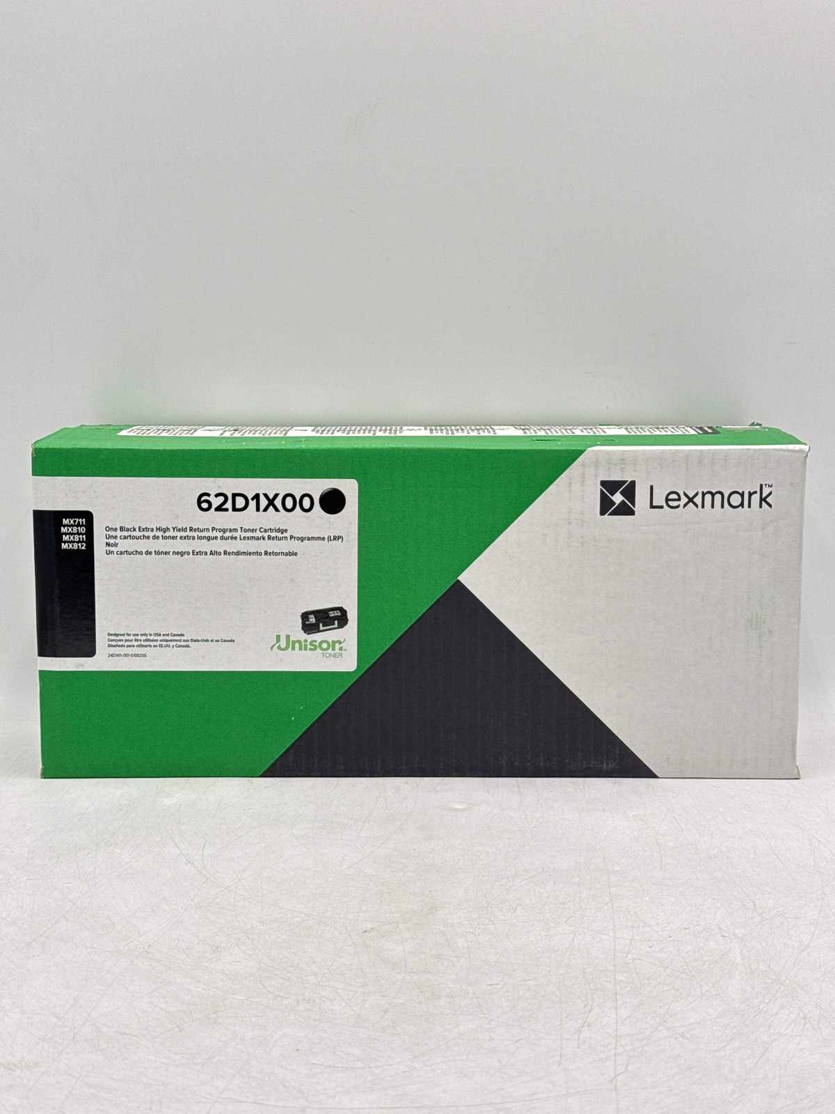 New Lexmark Laser Toner Cartridge 62D1X00 Black Ink Cartridge