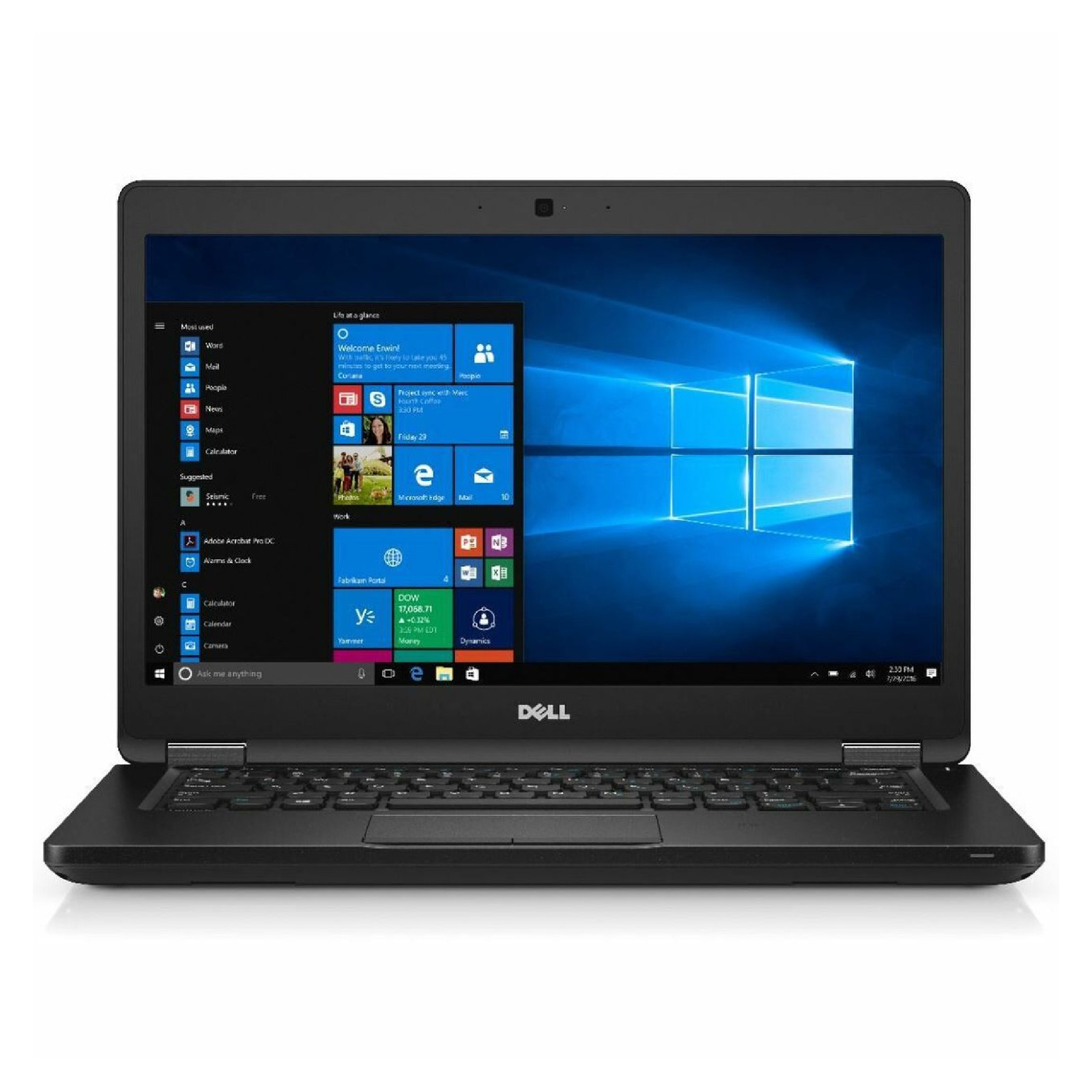 Dell Latitude 5490 14" Laptop i5-8350U 8GB 256GB SSD W11P (Low Battery Health)