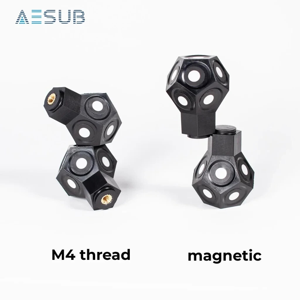 AESUB Dice - Reusable Reference Markers - (12 Dice in a reusable case.)