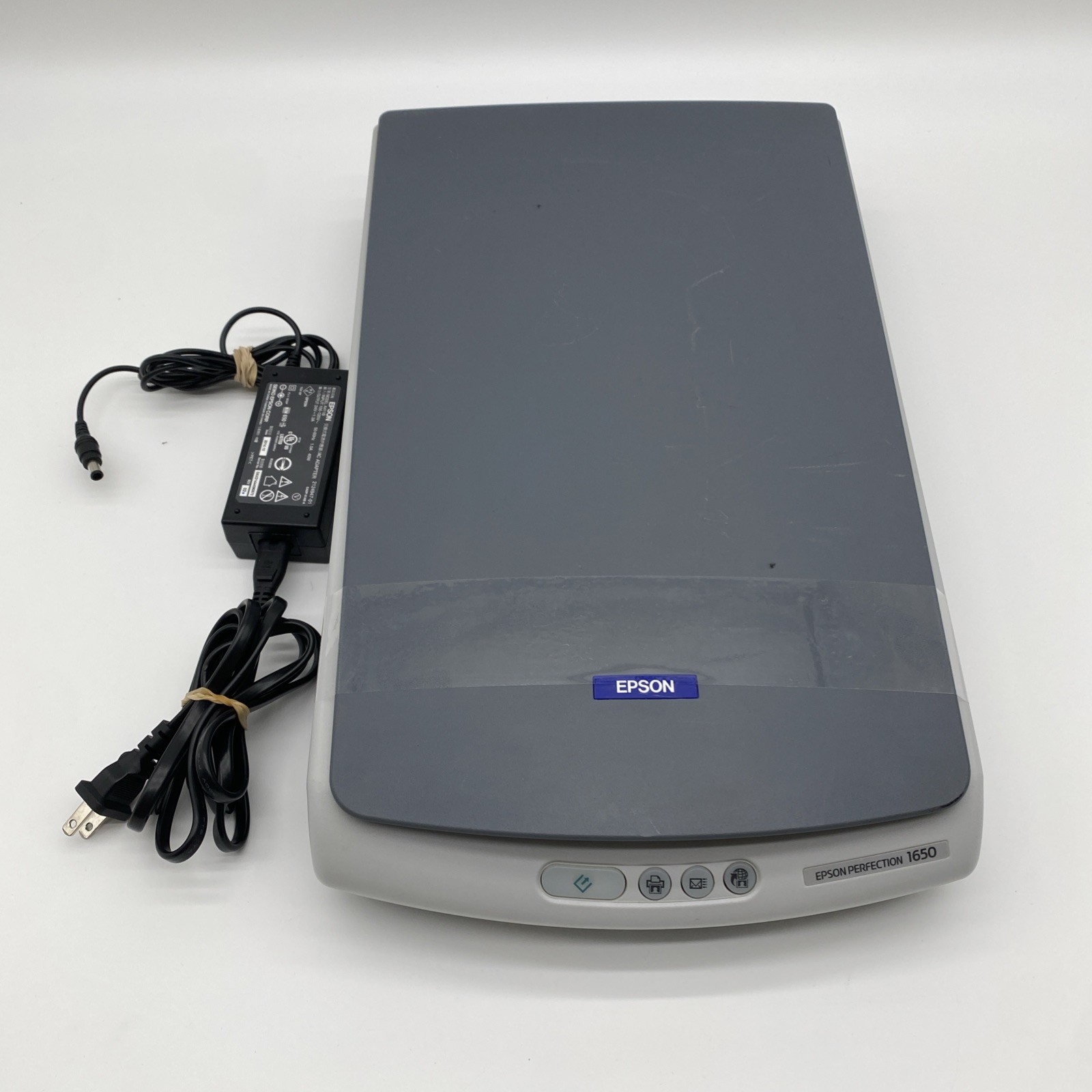Epson Photo Scanner Flatbed 24VDC Perfection 1650 G850A, AC Adapter Tested