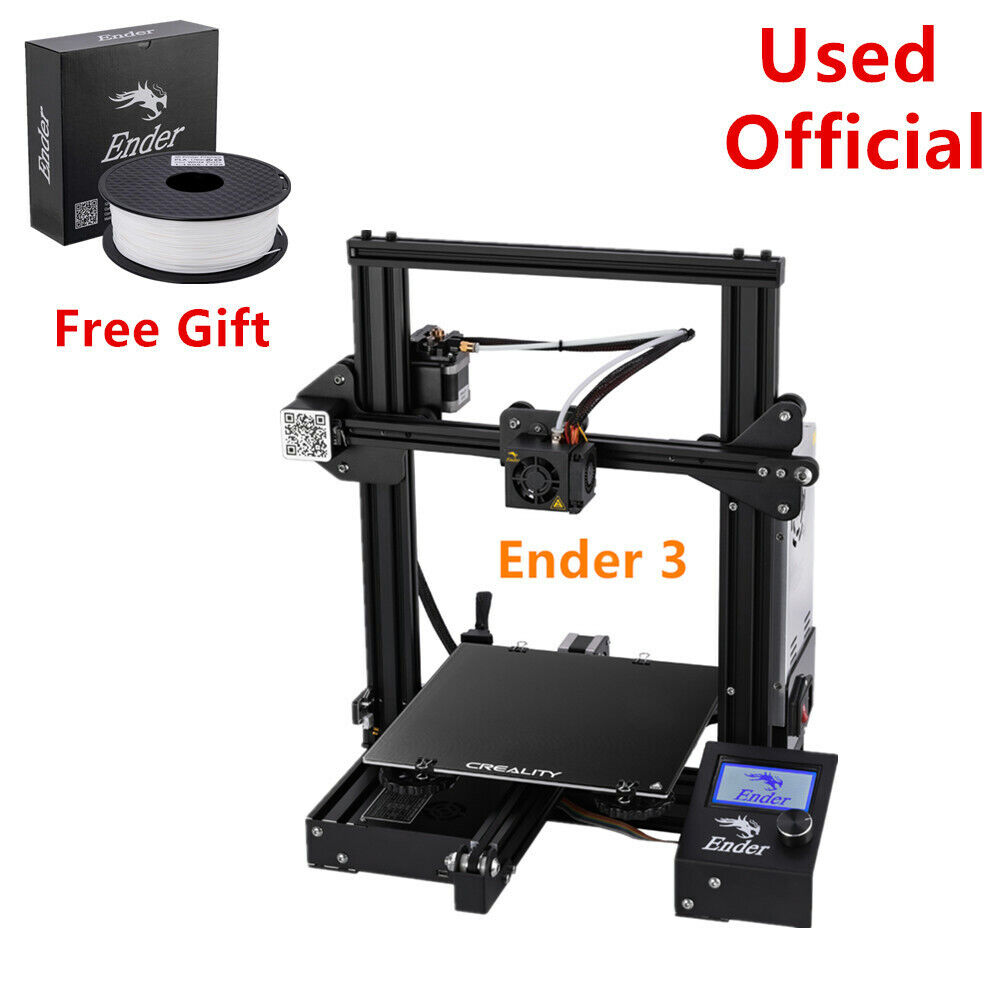 Used Creality Ender 3 3D Printer 220X220X250mm DC 24V DIY FDM Printer US Stock