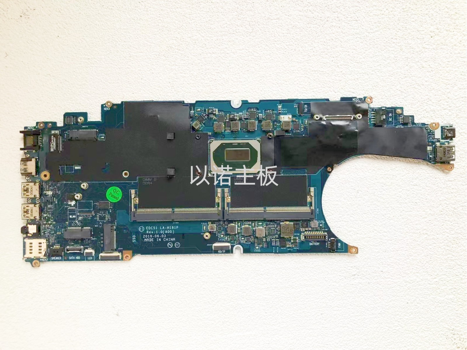 0GWDNC For Dell Latitude 5501 Precision 3541 Motherboard EDC51 LA-H181P i7-9850H