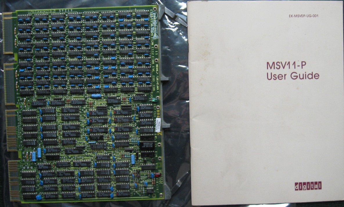 Digital MSV11-P (M8067LB) 516-Kbyte MOS memory with parity CSR 