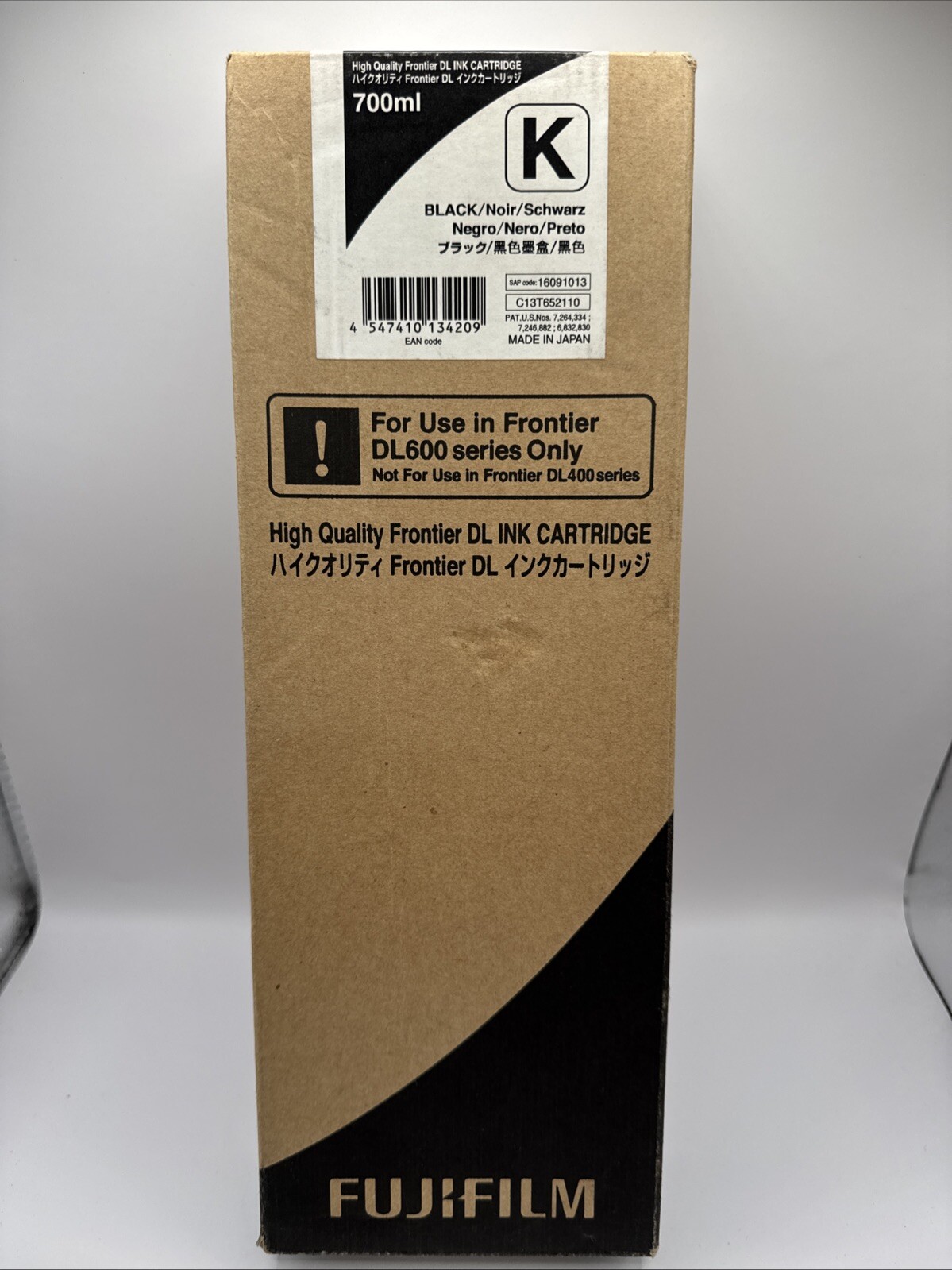 Fujifilm DL600 Ink Black C13T652110 Expired 12/2012 New Sealed