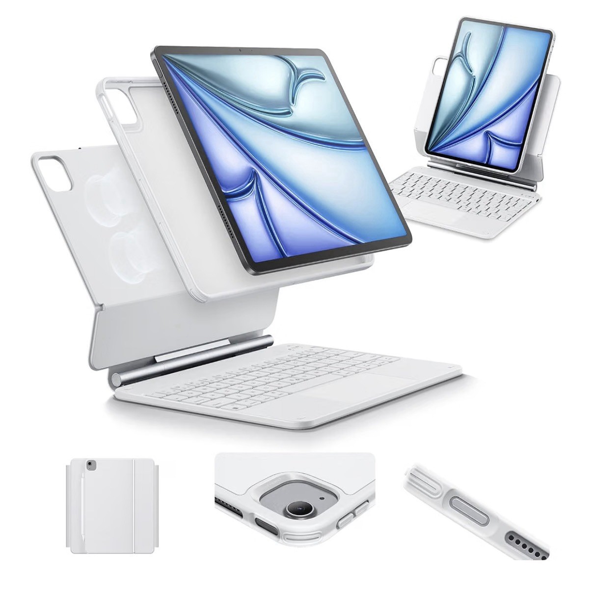 NEW ESR Magnetic Keyboard Case 360 for iPad Air 11/10.9 and iPad Pro 11 FastShip