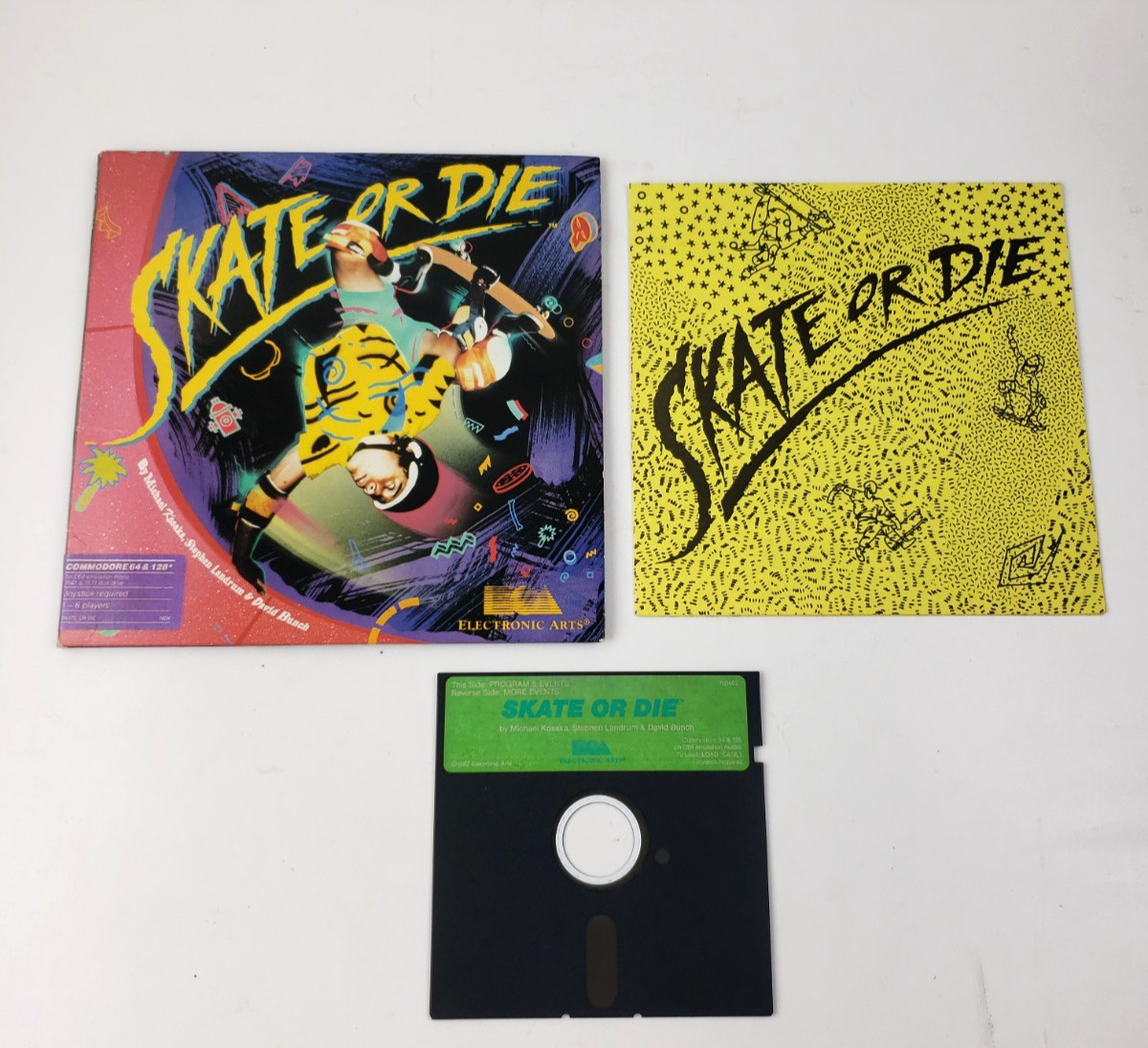 Skate Or Die Commodore 64 / 128 Computer Skating Game  Complete