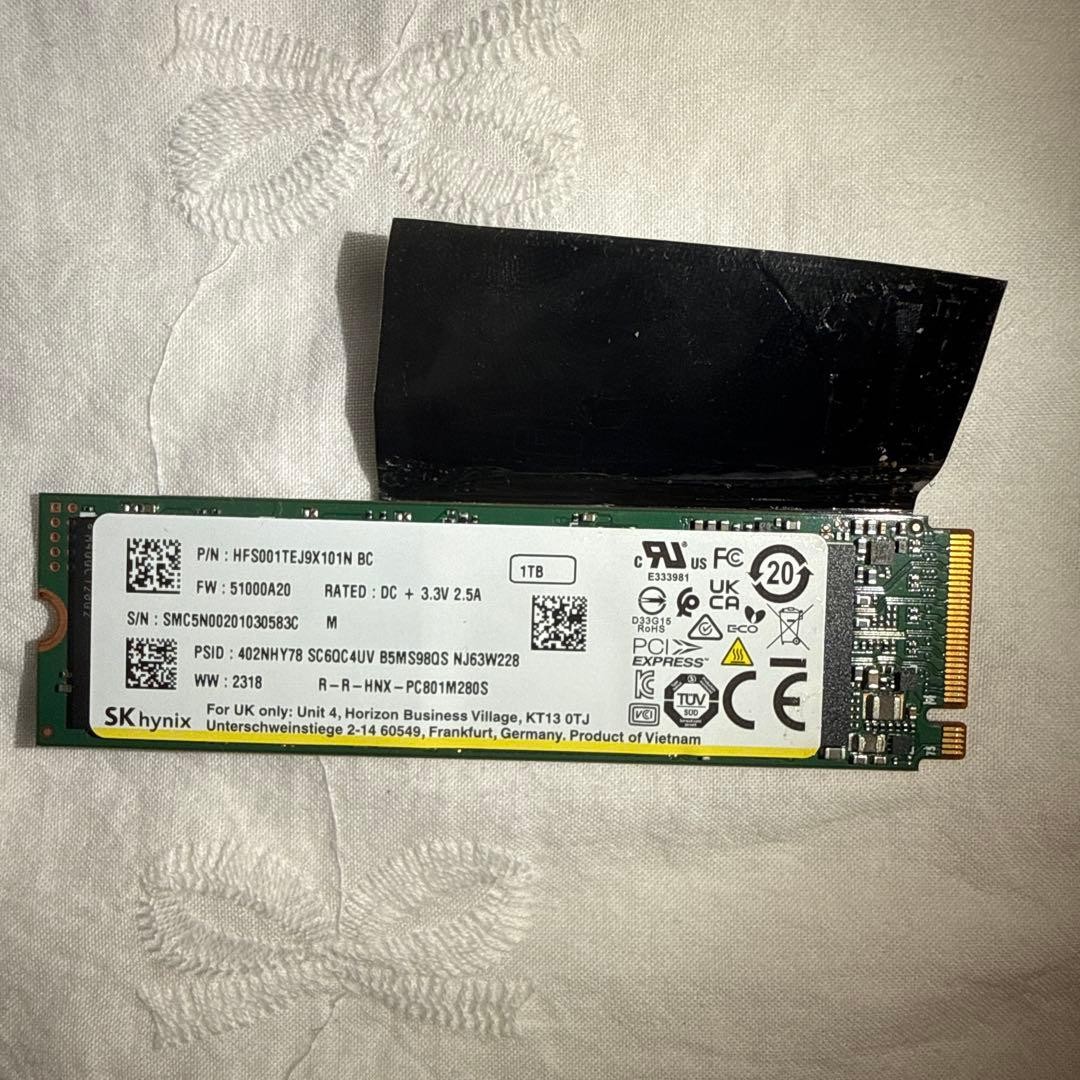 SK hynix PC801 1TB NVMe SSD HFS001TEJ9X101N Solid State Drive Tested