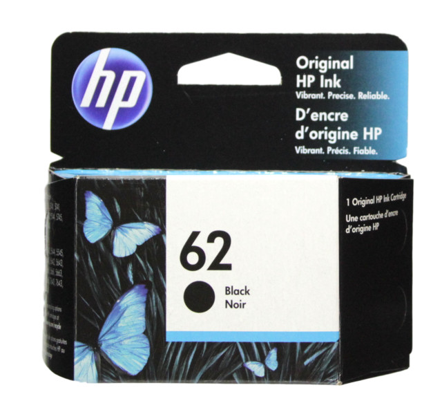 HP C2P04AN 62 Ink Cartridge- Black exp 07.2028