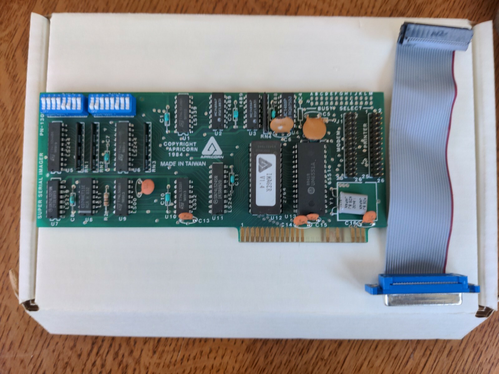 Apricorn Super Serial Imager [NOS] Apple IIE Serial & Graphics Card All-in-One