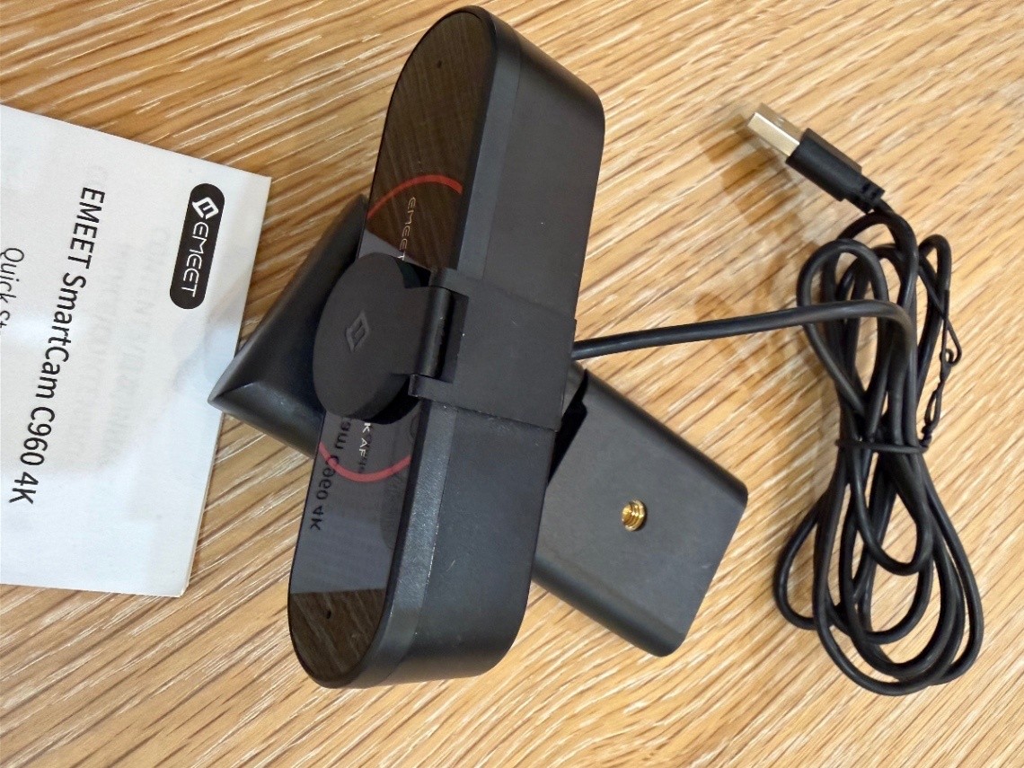 EMEET SmartCam C960 4K Webcam USB Camera with Quick Start Guide