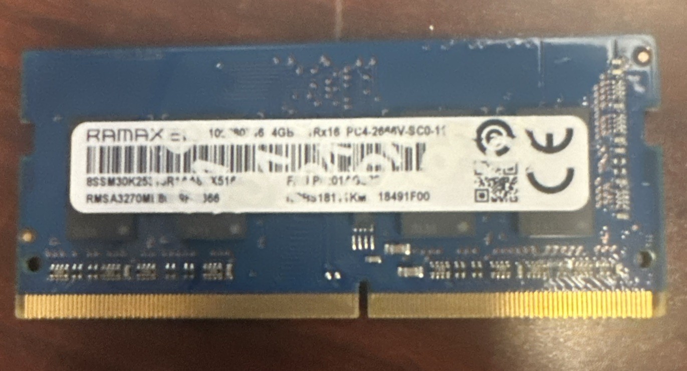 Ramaxel 4GB RMSA3270ME86H9F-2666 DDR4 Lenovo FRU 01AG829
