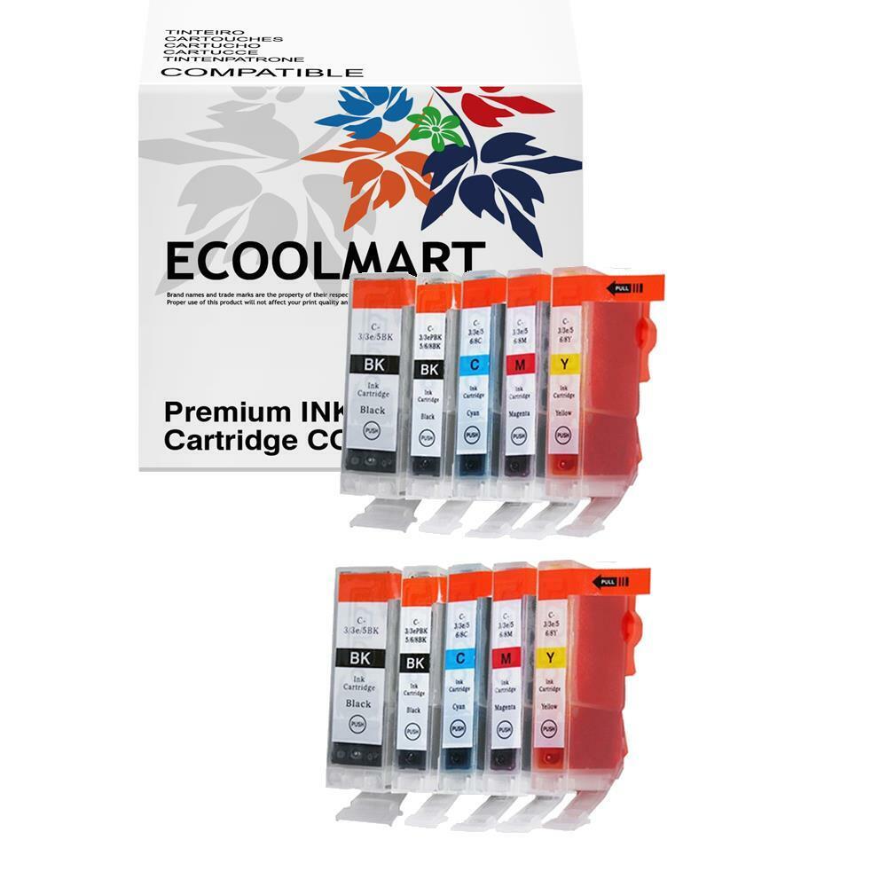 10 pack BCI6 ink Cartridge fits i860 PIXMA iP4000 i560 Printer BEST DEAL