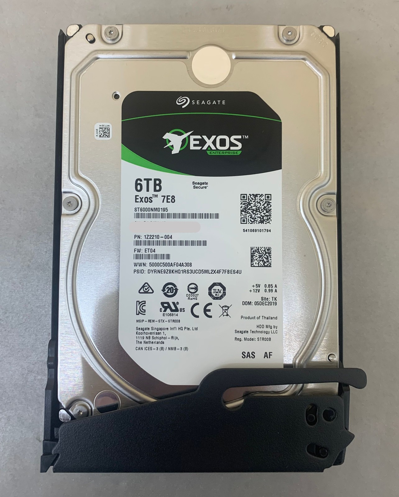 Seagate EXOS 7E8ST6000NM0195 (1Z2210-004) 3.5" HDD 6TB FW: ET04